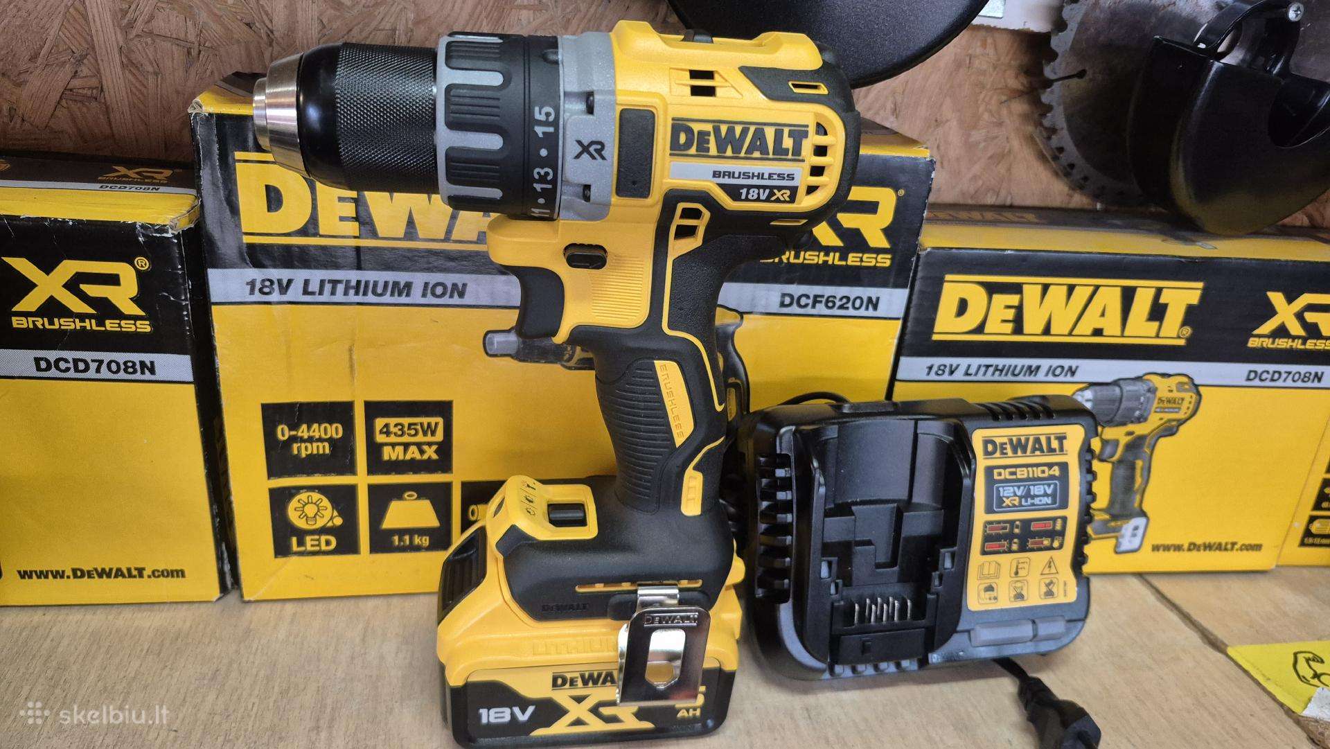Naujas Dewalt Dcd791 suktuvas 18v 5ah baterija