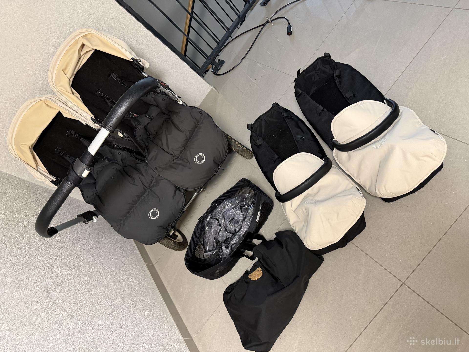 Bugaboo Donkey dvynukų vežimėlis