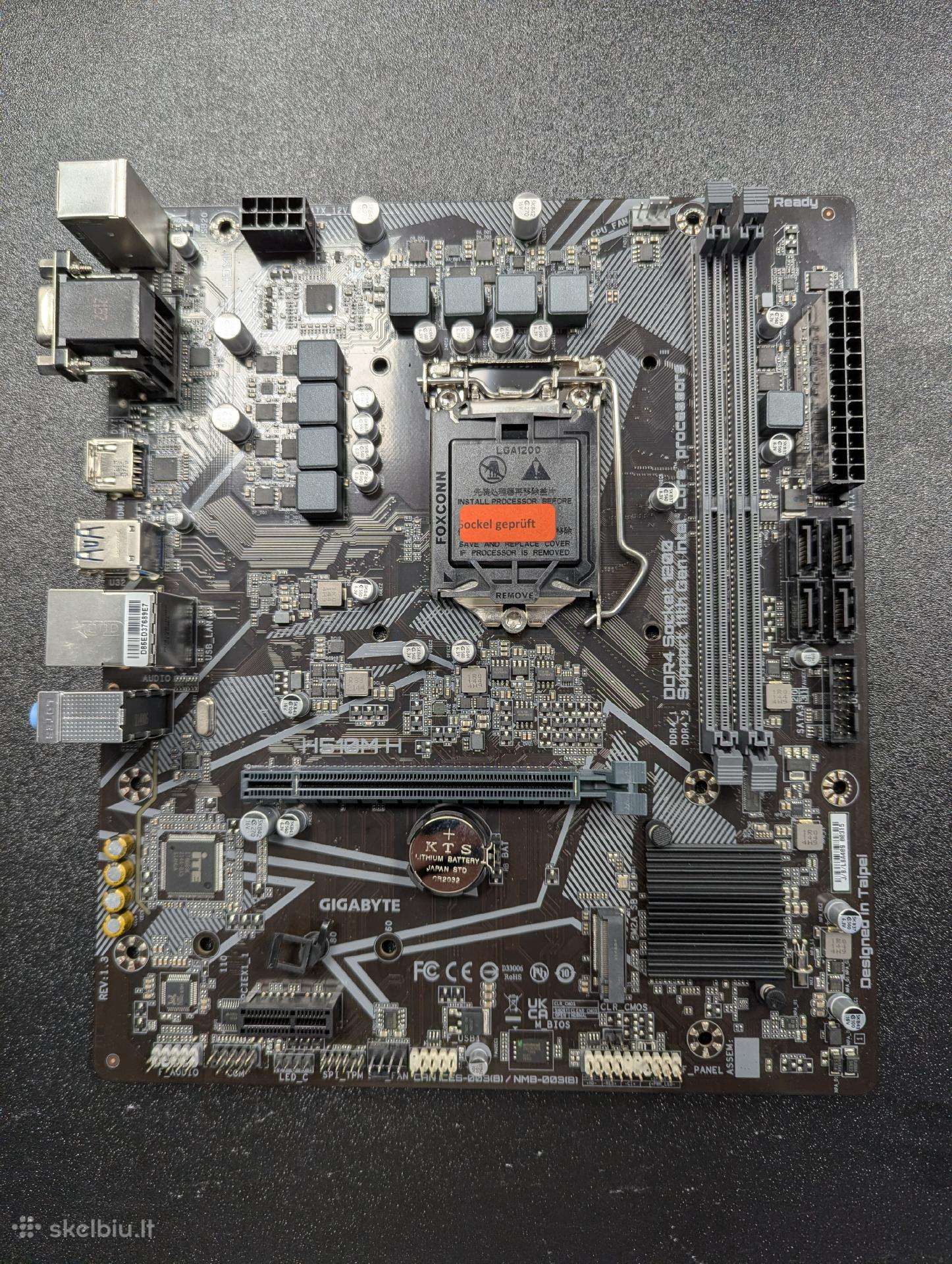 Pagrindinė plokštė Gigabyte H510mh socket 1200