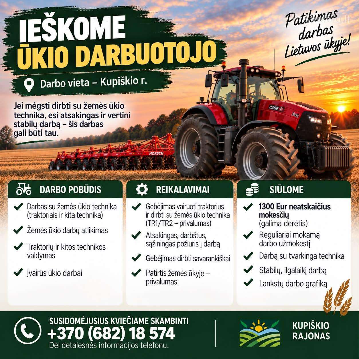 Ūkio darbuotojo