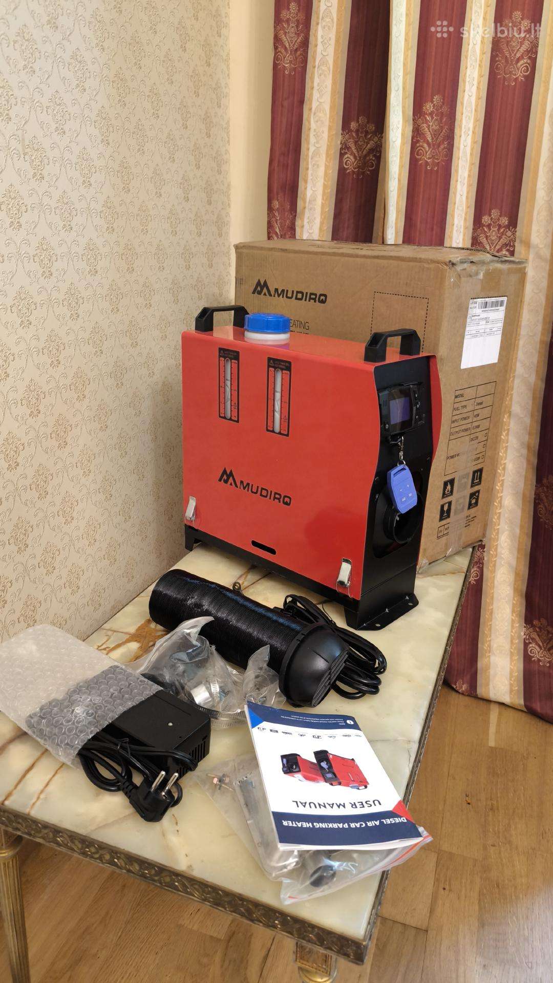 Dyzelinis Oro Šildytuvas 8 kw–12/24/220v adapteris
