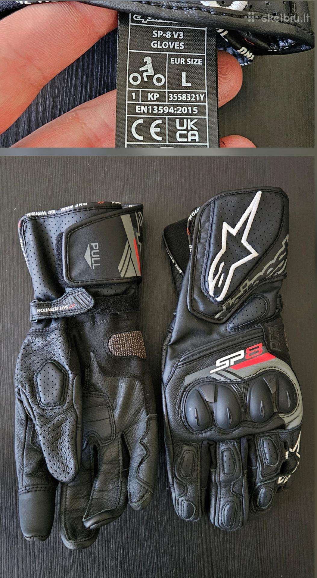 Moto pirštinės Alpinestars Sp8.