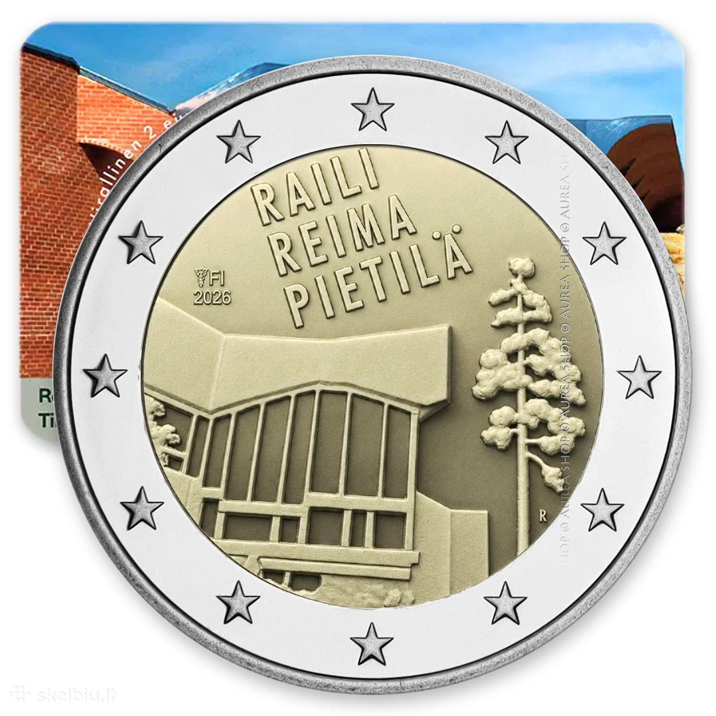 Suomijos 2€ moneta - 2026 Raili and Reima Pietila!