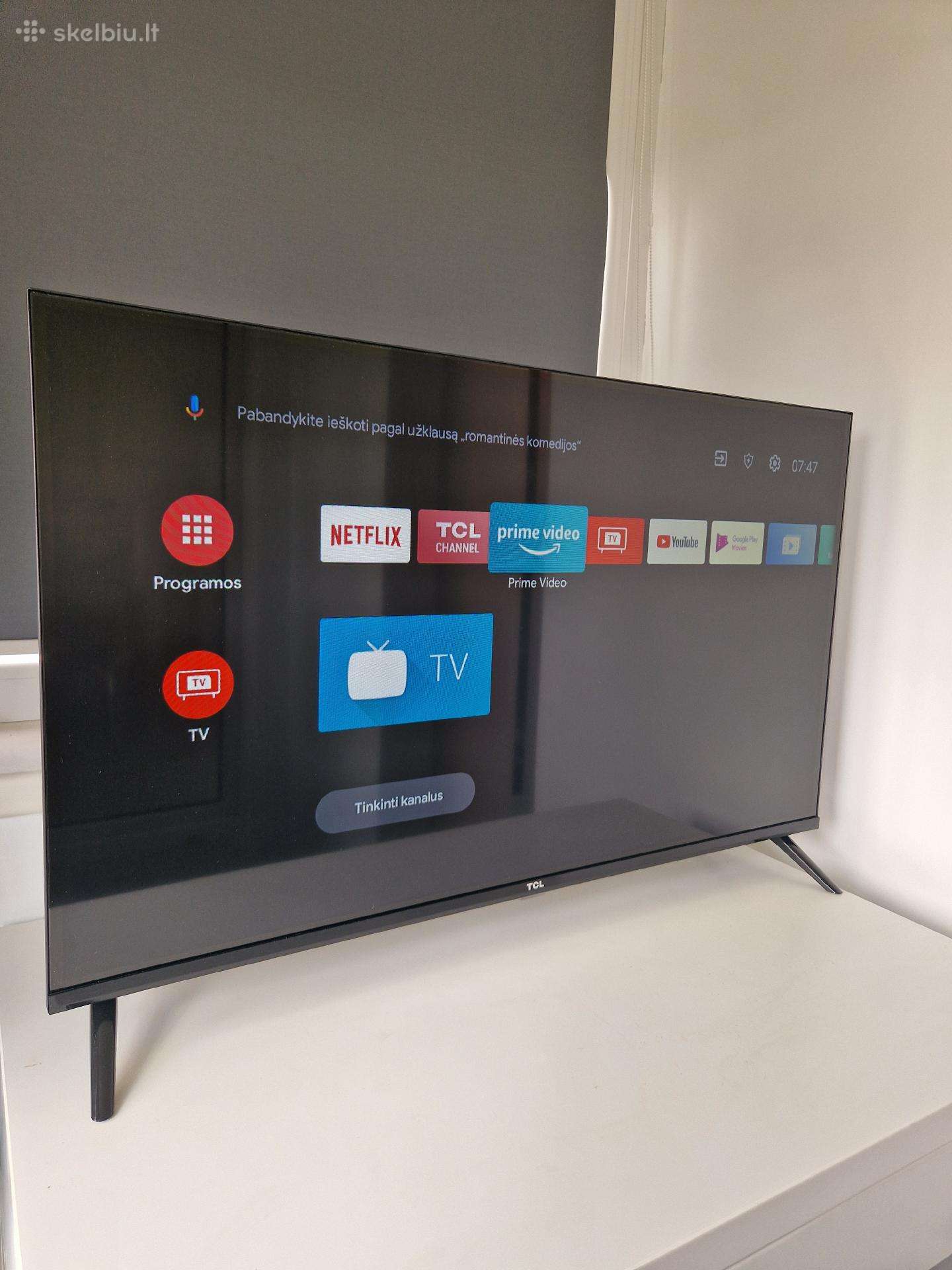 Tcl Android televizorius