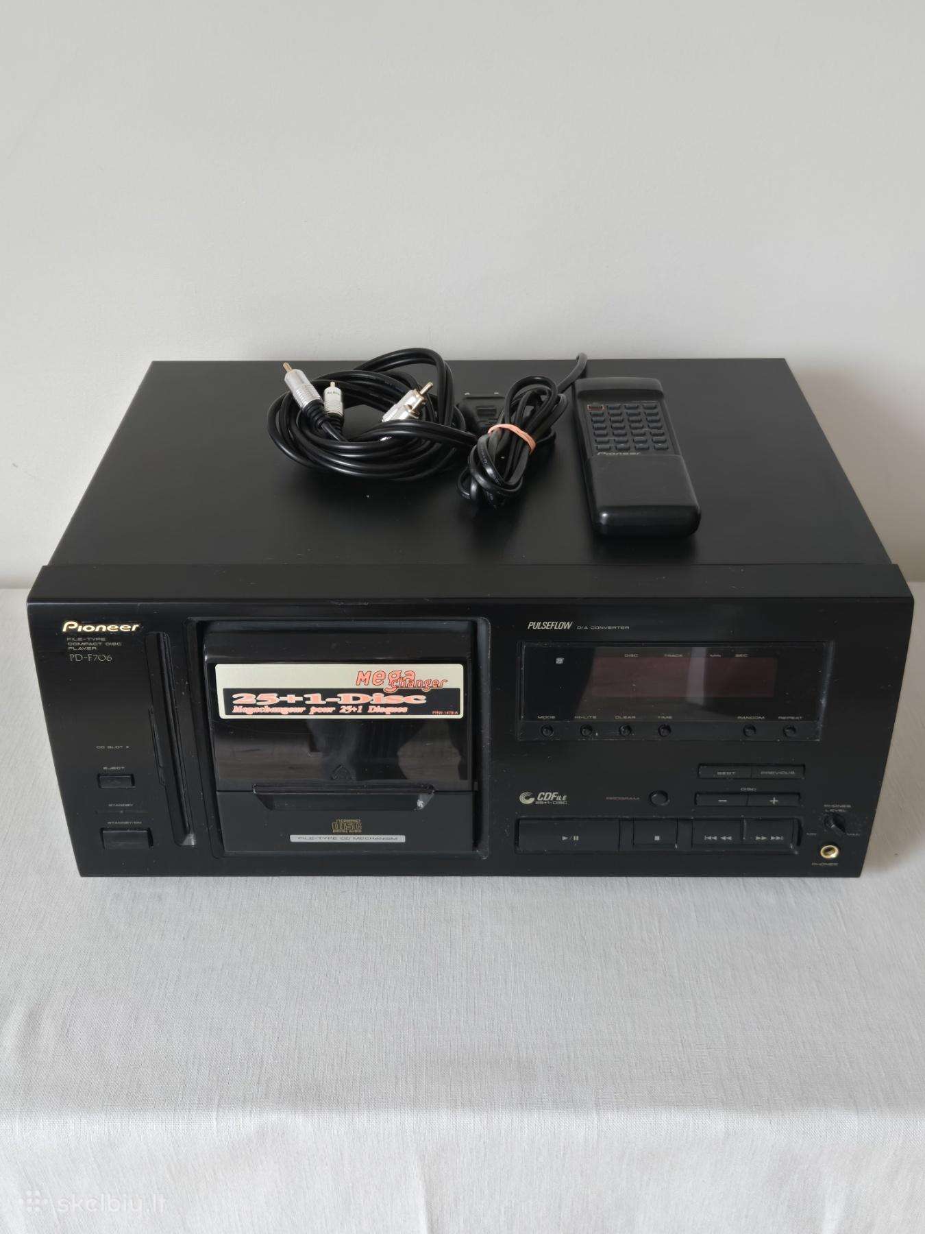 CD 25+1 diskų grotuvas Pioneer Pd-f706
