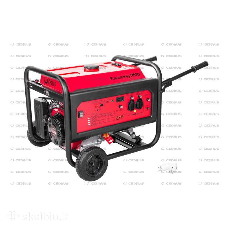 Vienfazis 5,5kw elektros generatorius išpardavime