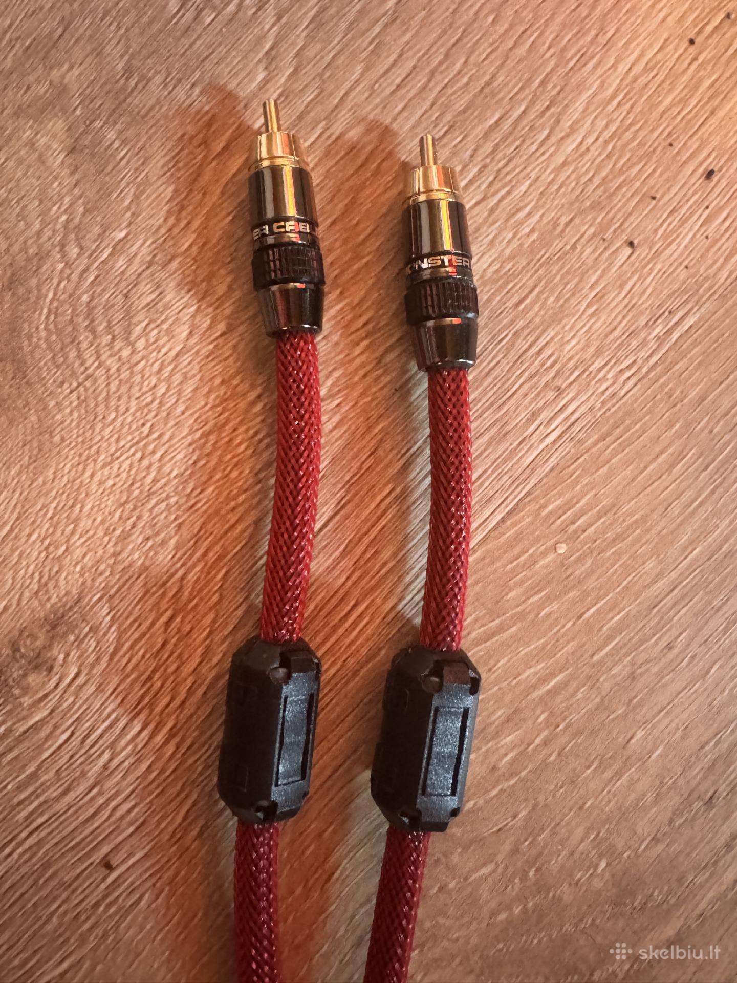 Aukštos kokybės rca Monster cable 3m