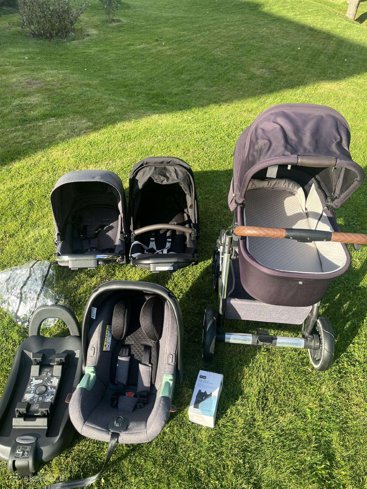 Abc Design pilnas vežimėlio rinkinys su Isofix