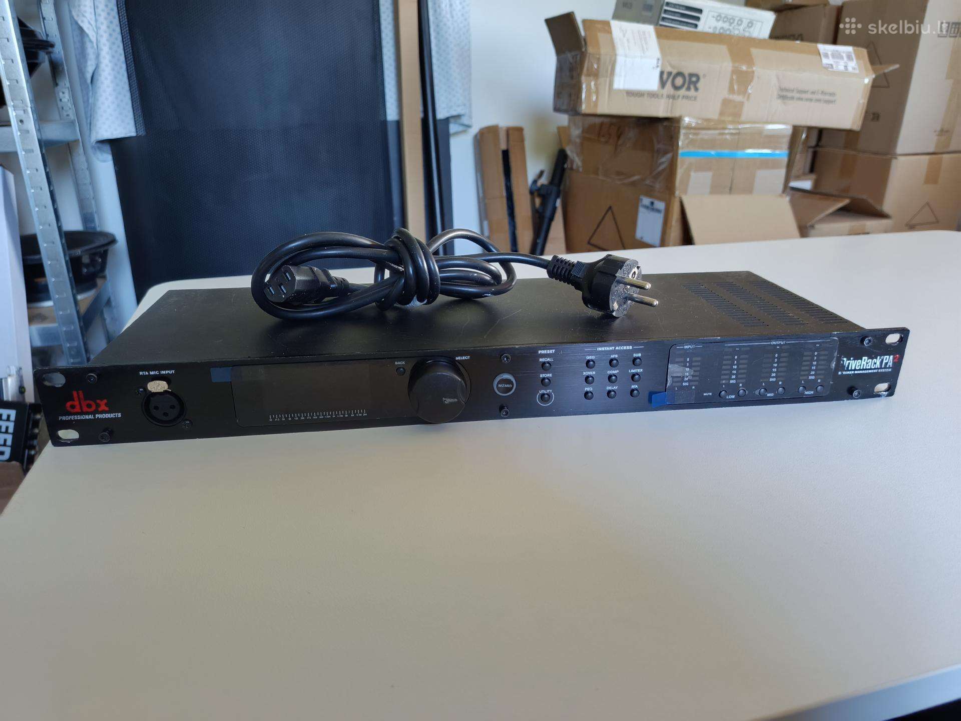 Garso yrangos procesorius Dbx drive rack 2