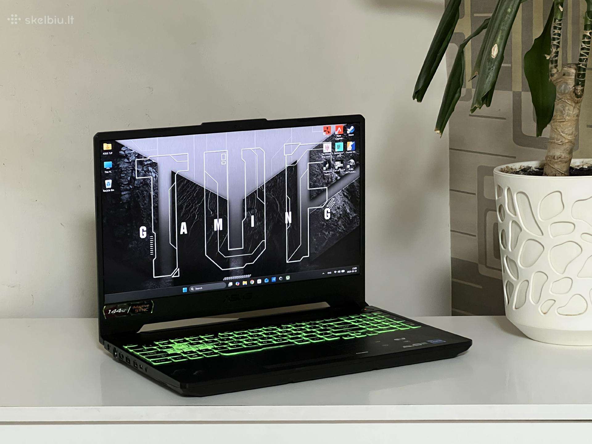 Parduodamas Asus Tuf su Rtx 3050, I5-11k, 144hz.