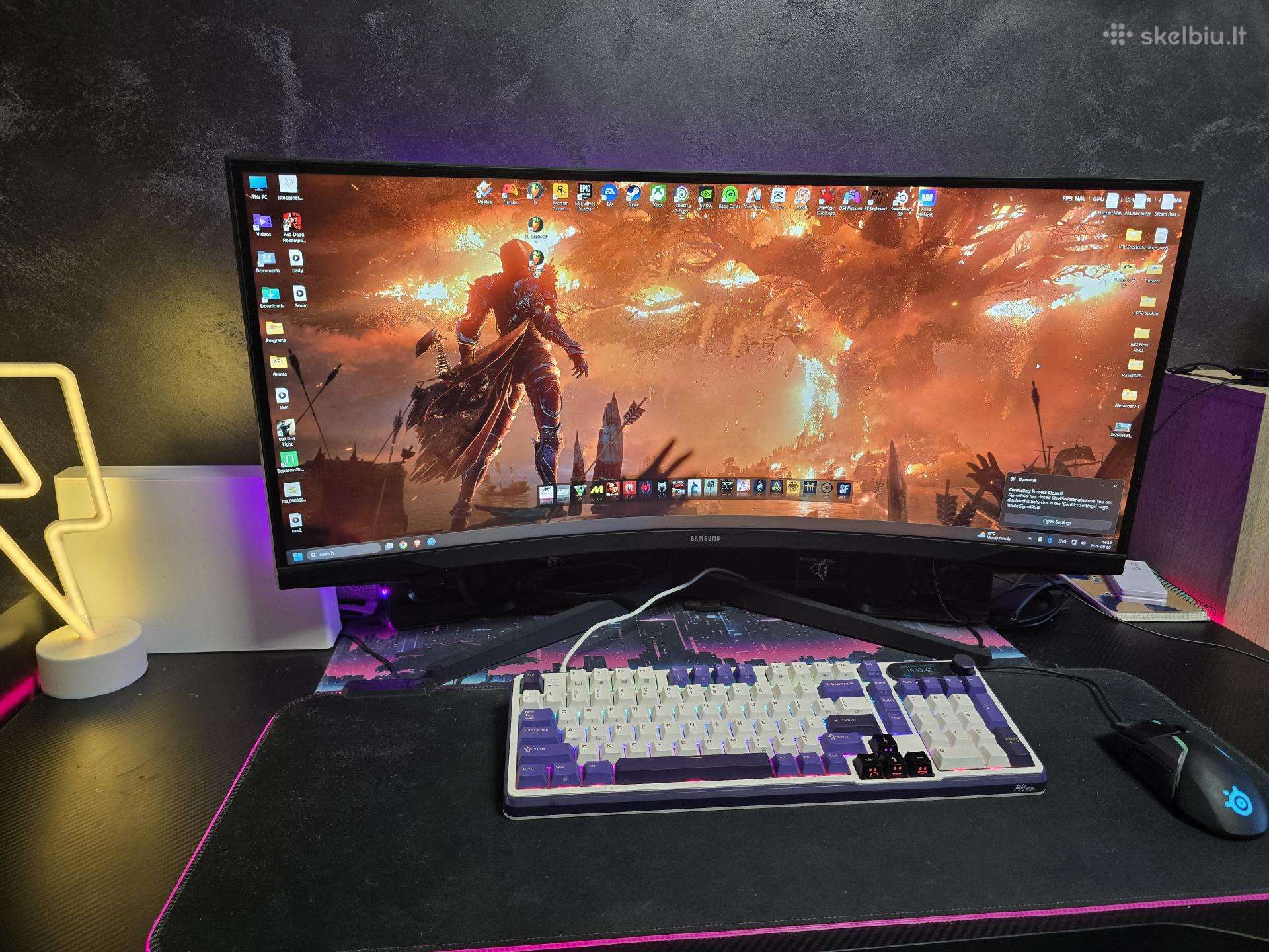 Monitorius Samsung Lc34g55twwpxen