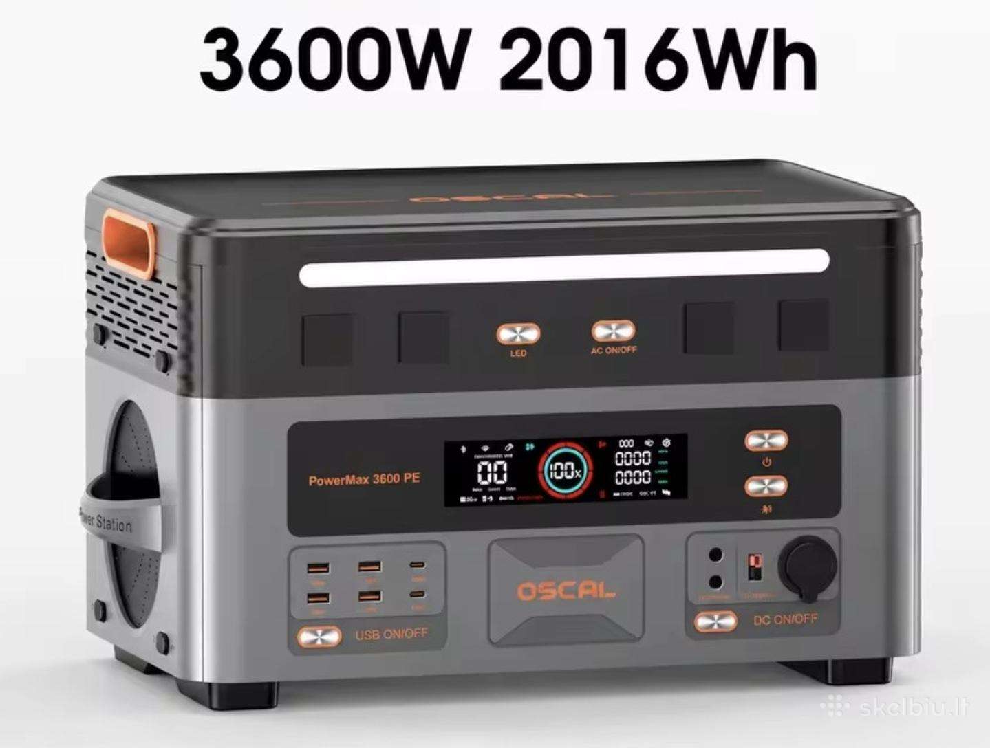 Elektros stotelė Oscal Powermax3600 Pe