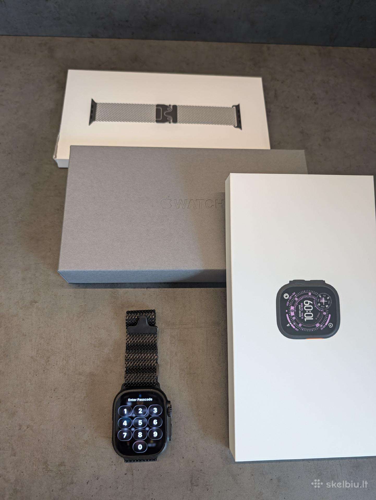 Aplle Watch Ultra 3 ir Airpods pro 2, 4 Airtagai