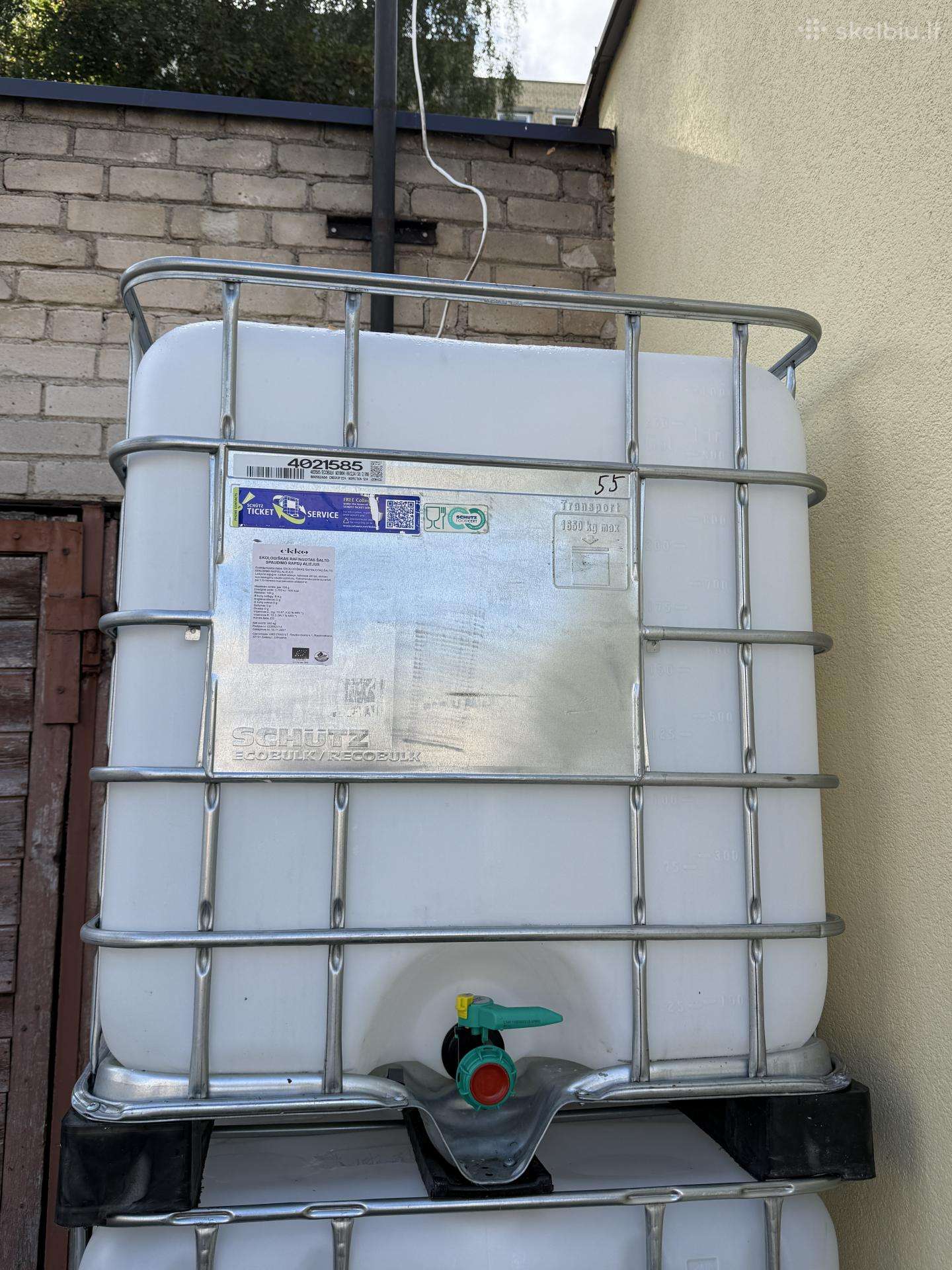 Ibc konteineris 1000l