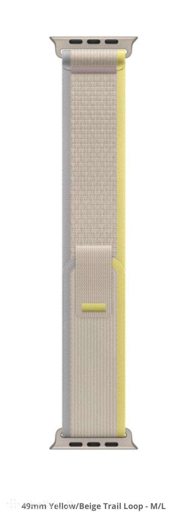 Yellow/beige Trail Loop apyrankė Apple Watch Ultra
