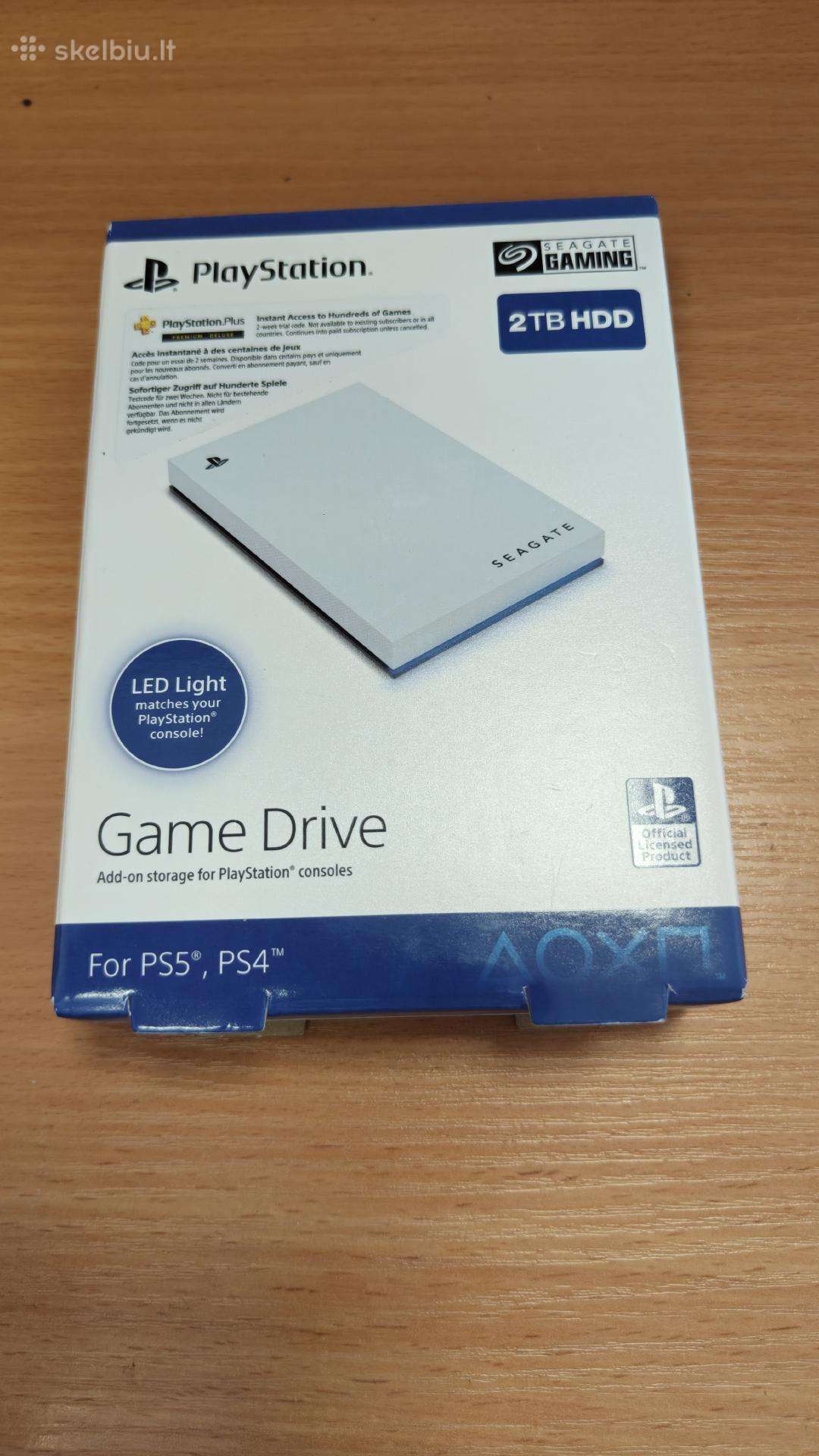 Naujas išorinis kietasis diskas Sony Playstation