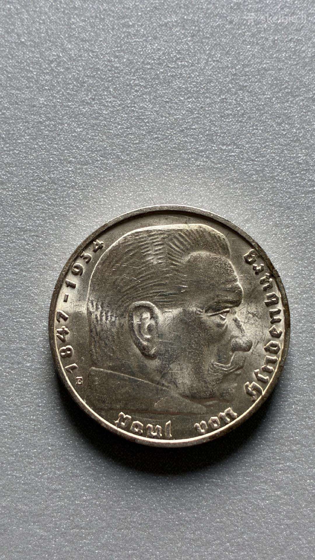 1939m. 2 reichsmarkės