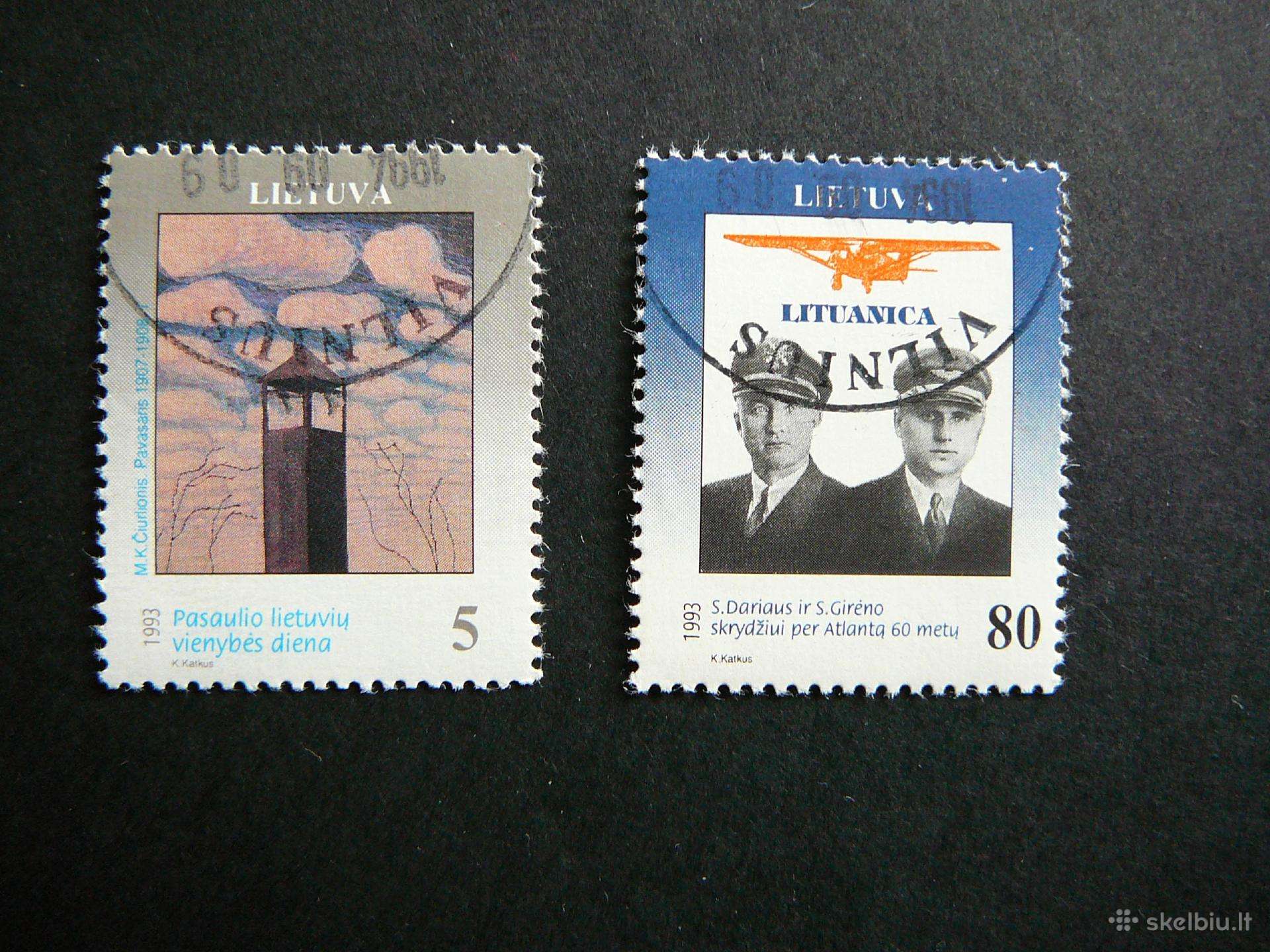 Lietuva 1993 Darius ir Girenas antsp. lit529/0a
