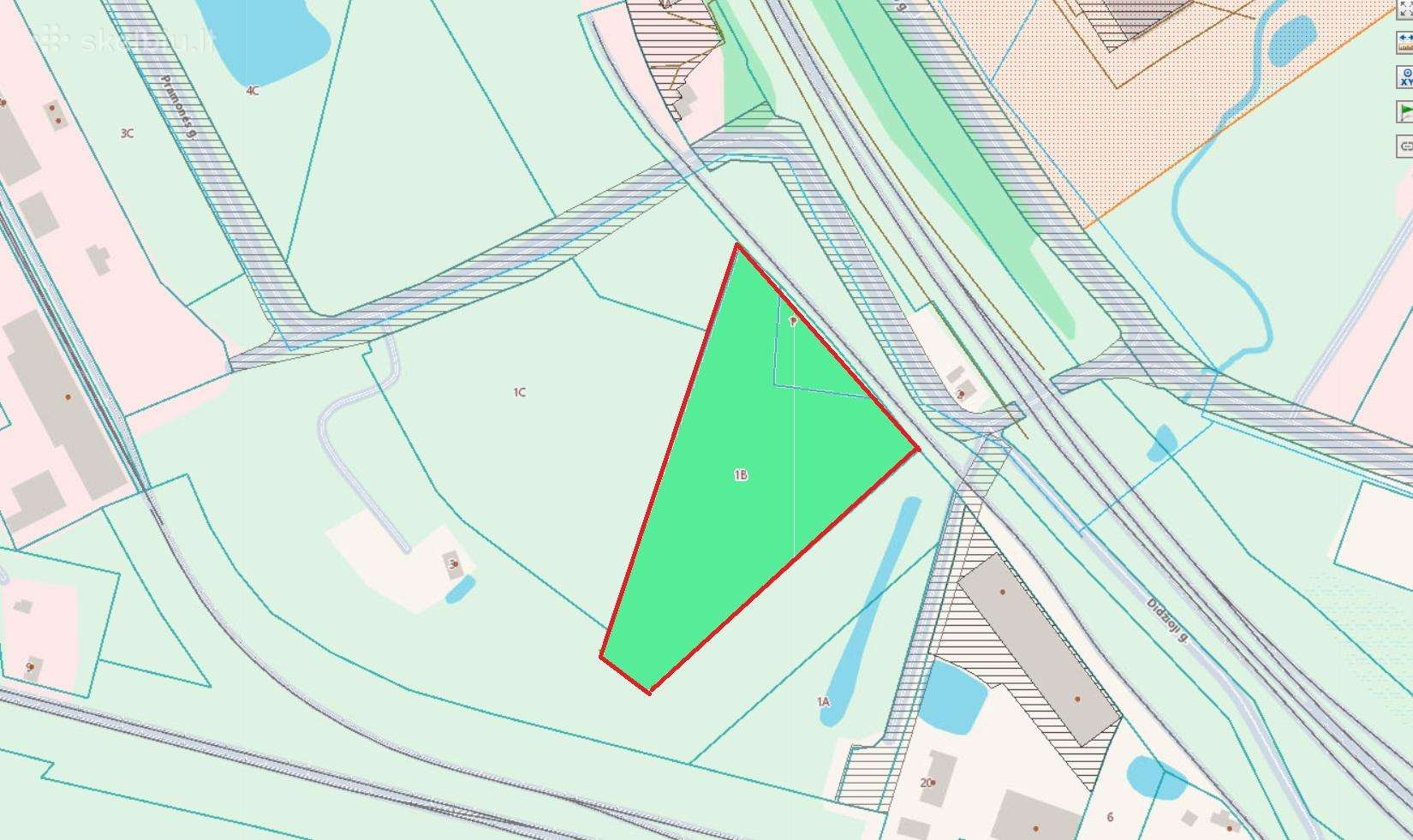 Parduodame 1,55 ha pramonės ir sandėliavimo sklypa