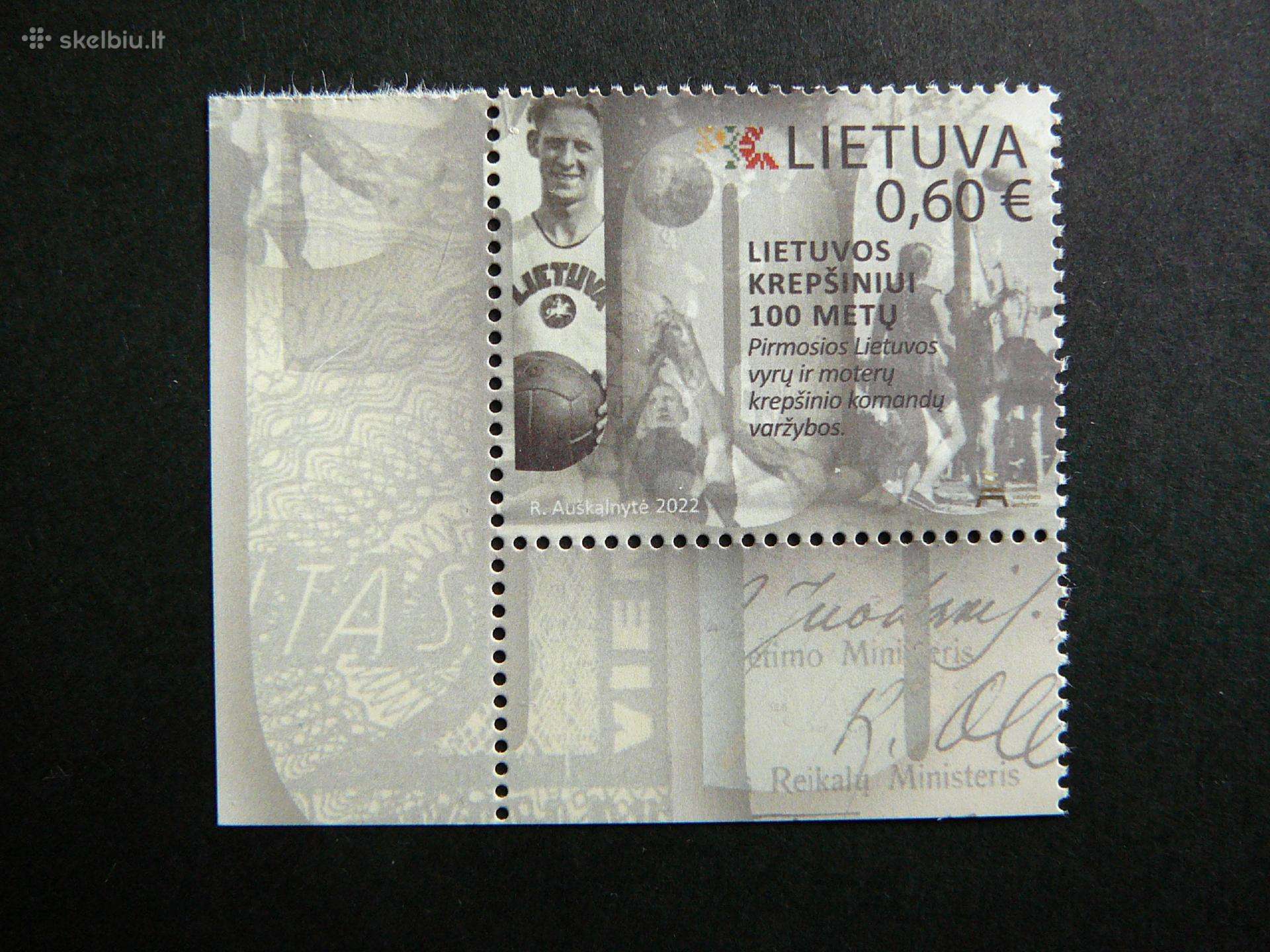 Lietuva 2022 Krepsinis Mnh lit002s