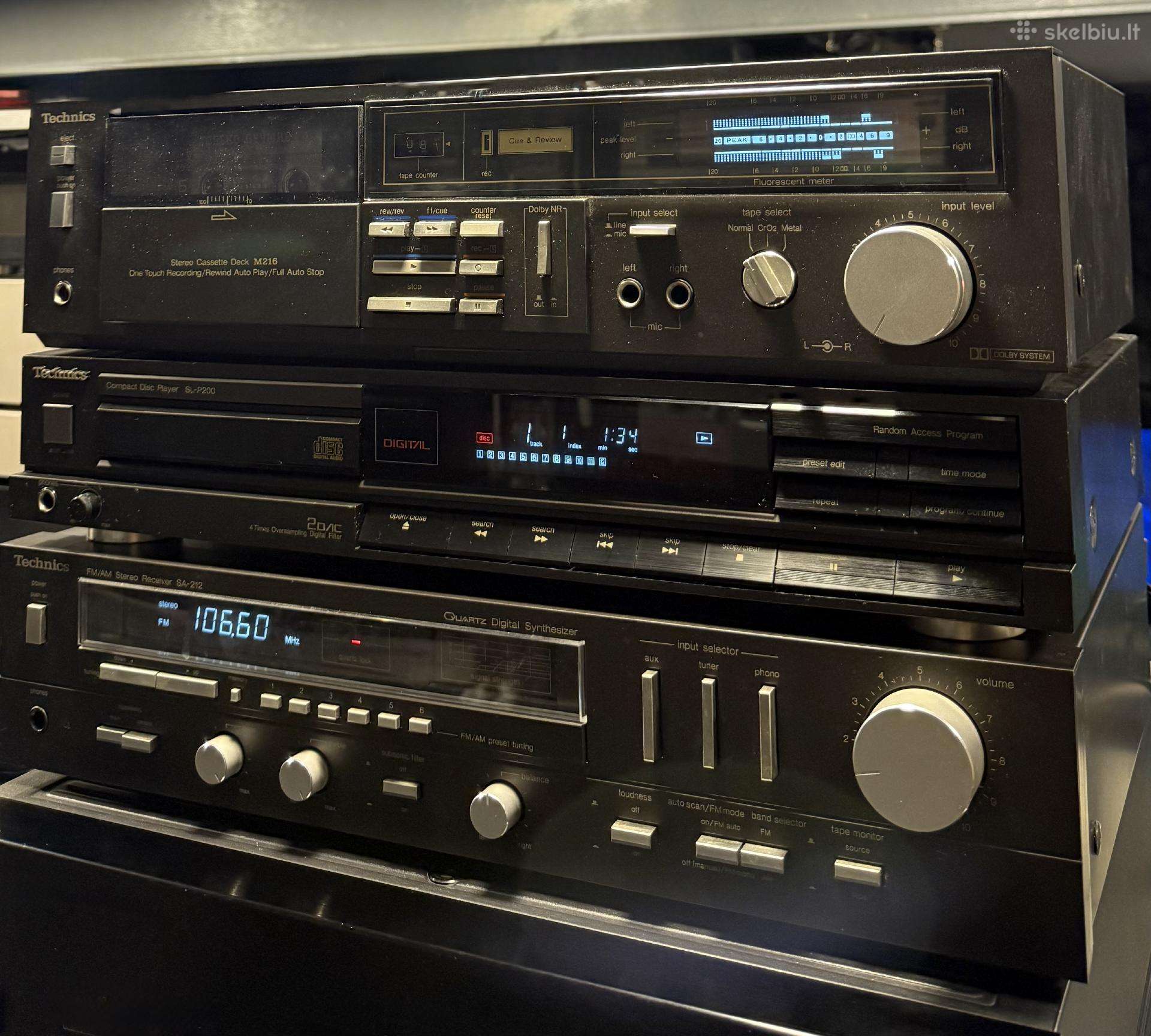 Technics komplektas / resiveriai