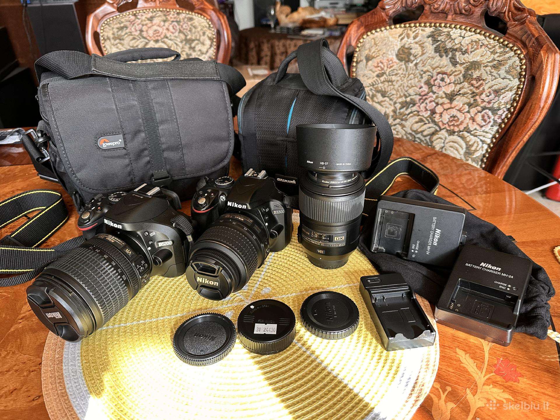 Nikon D5200 + Nikon D3300 + pried