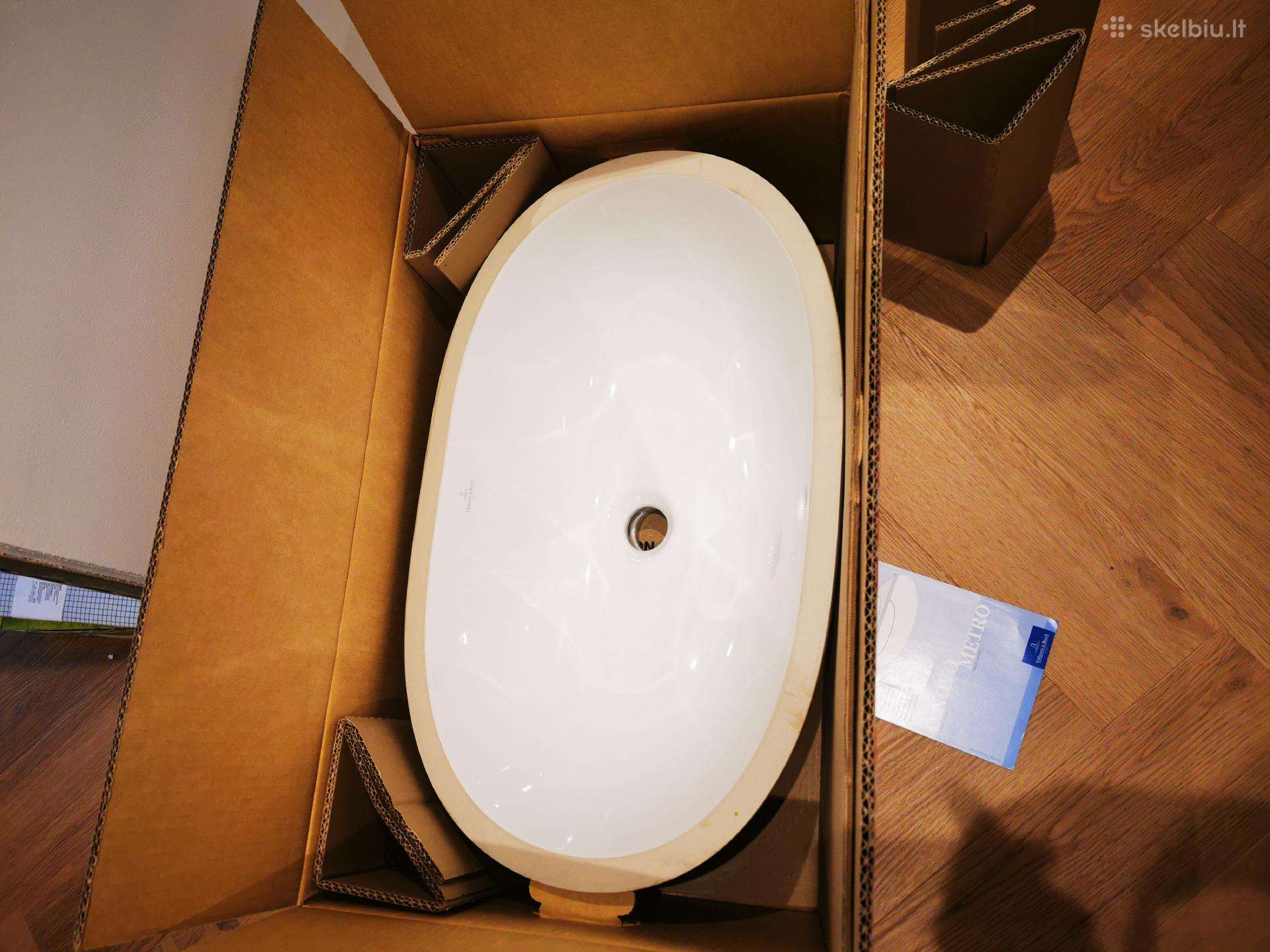 Villeroy&boch po stalviršiu montuojamas praustuvas