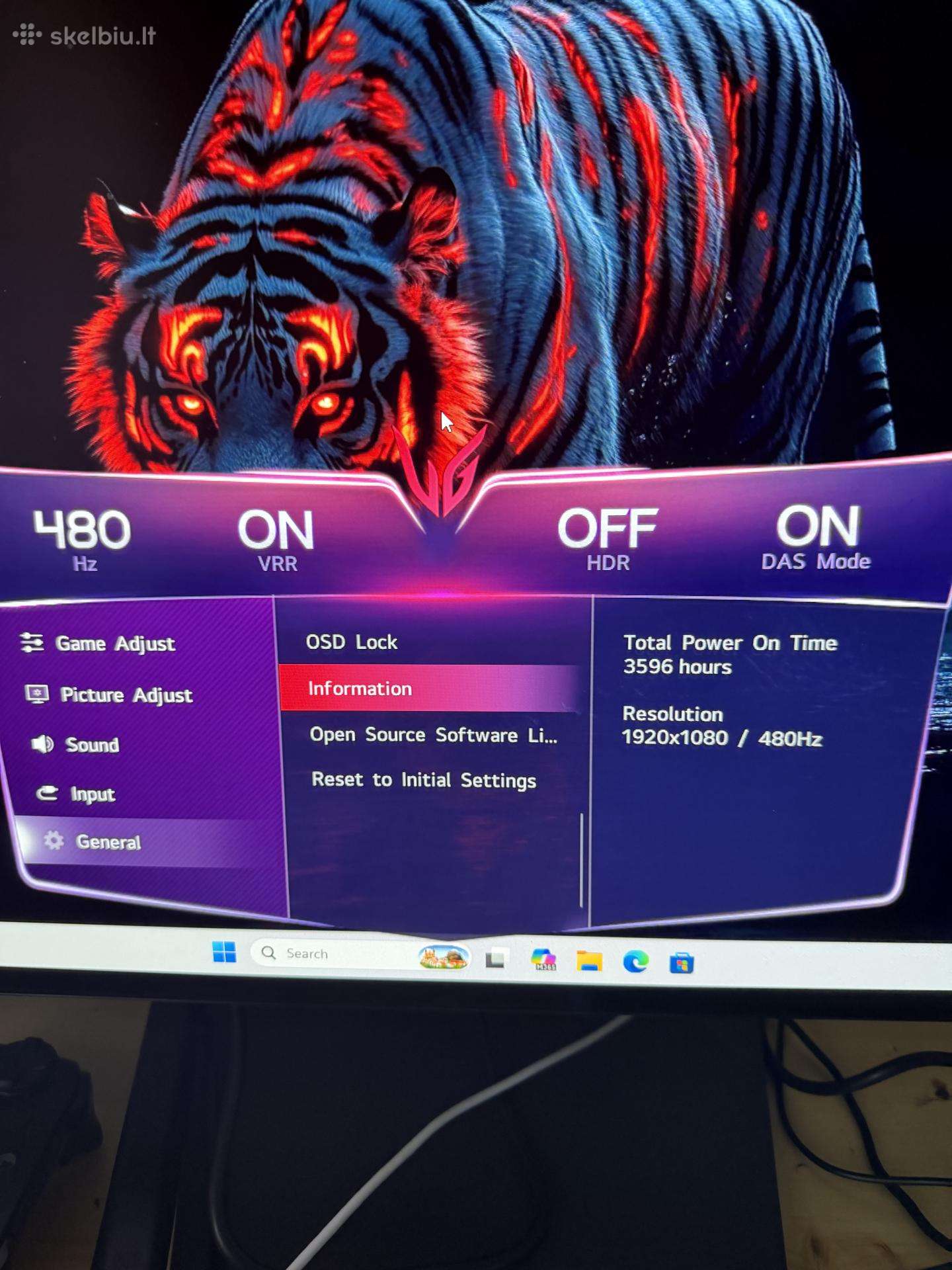 LG Oled 32" 4k 240hz 1080p 480hz