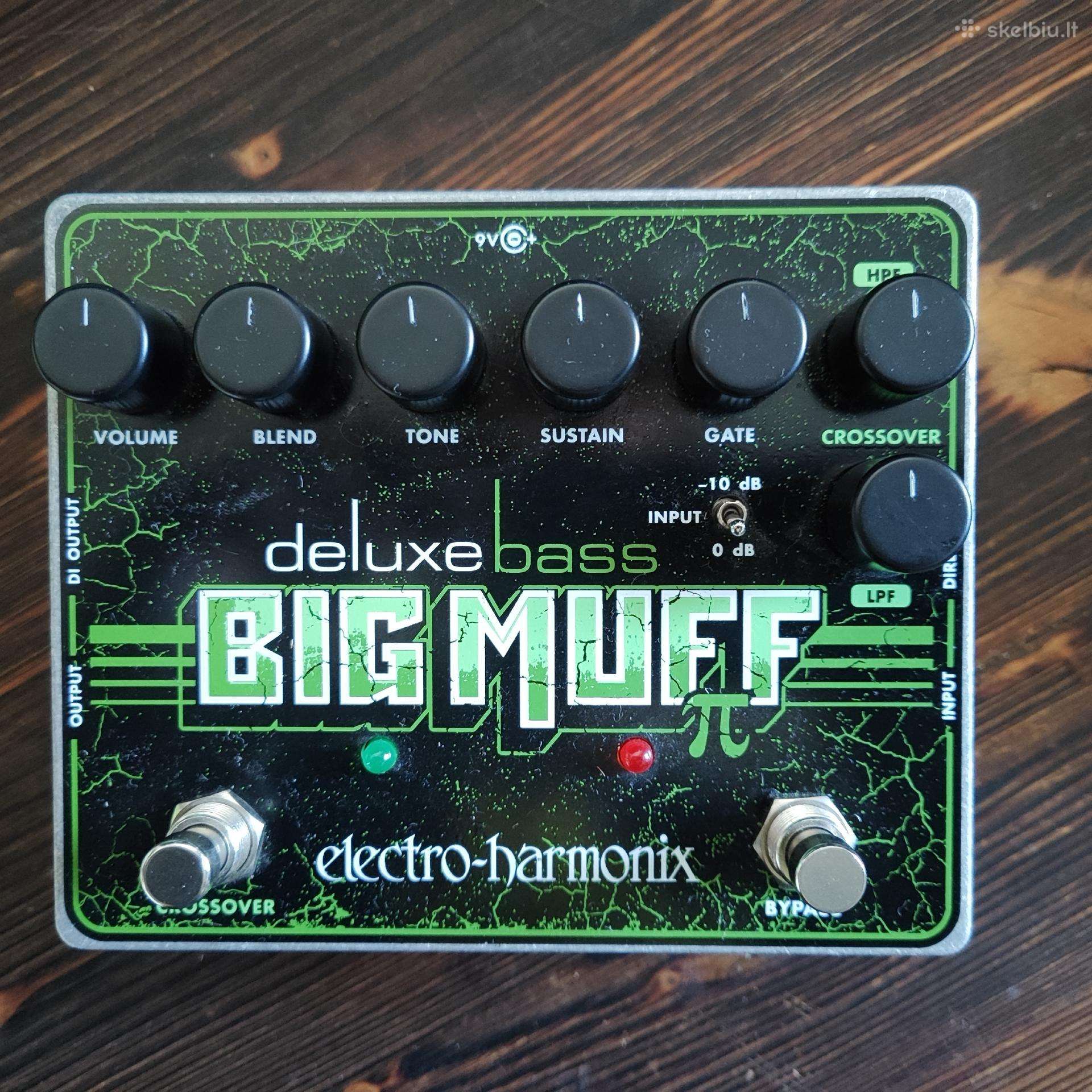 Ehx Deluxe Bass Big Muff fuzas bosinei gitarai