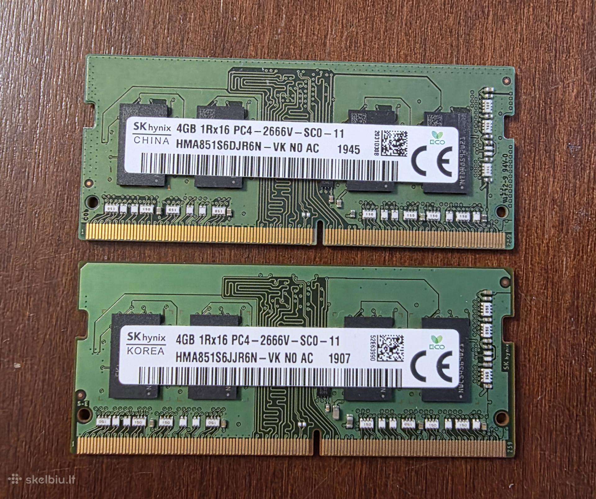 Sodimm Ddr4 8gb ( 2x4gb )
