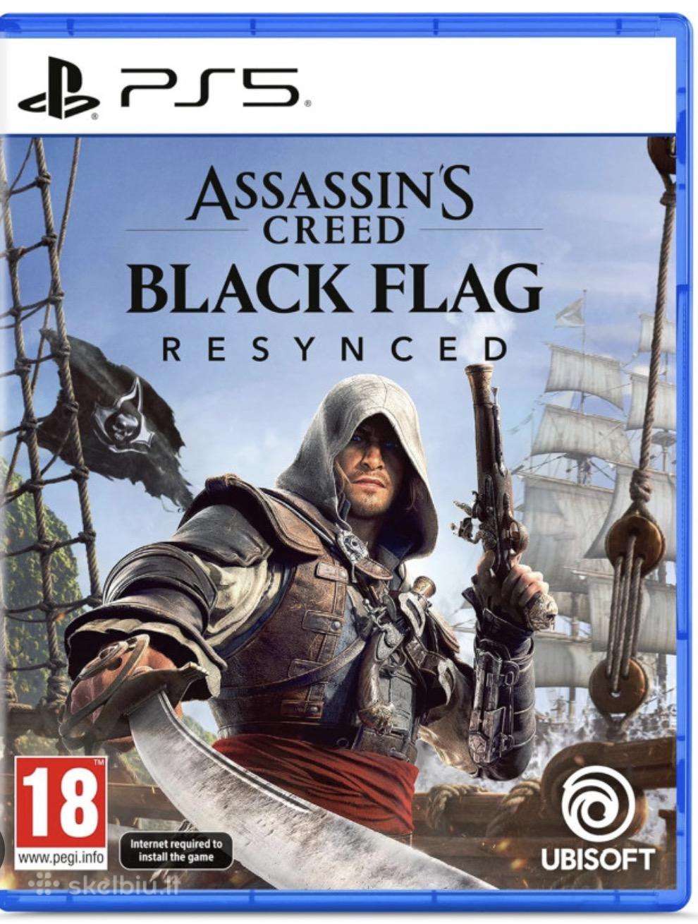 Parduodu assassin's creed black flag resynced