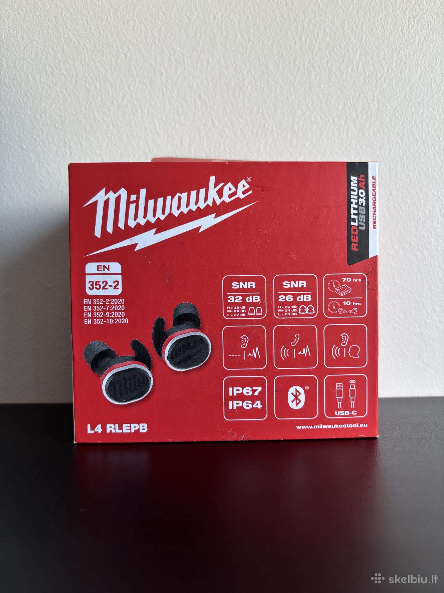 Milwaukee L4 Rlepb Bluetooth ausinės
