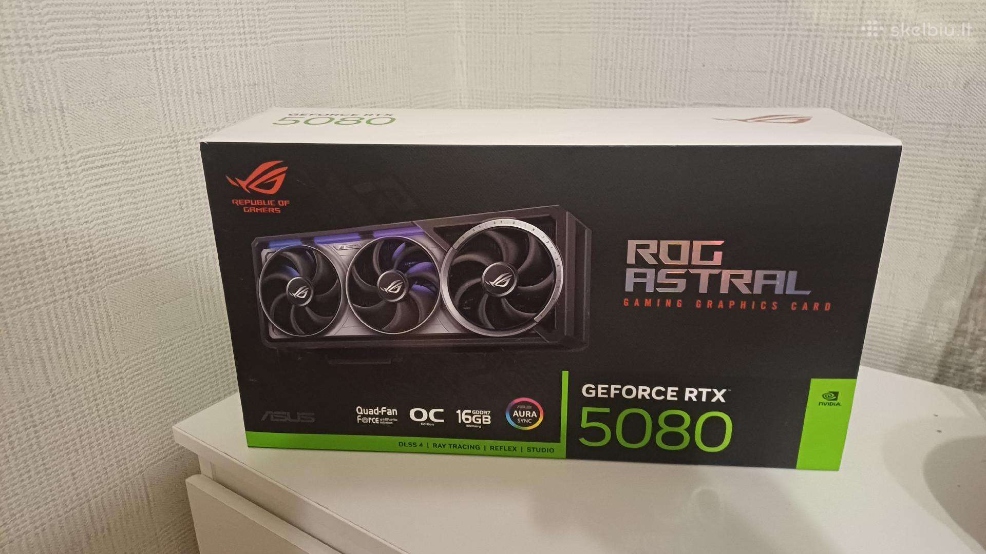 Rtx 5080 Rog Astral naudota