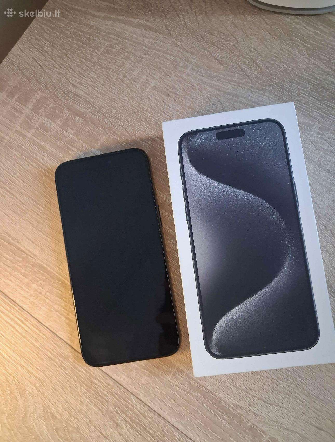 iPhone 15 Pro Max 512gb Black Titanium.