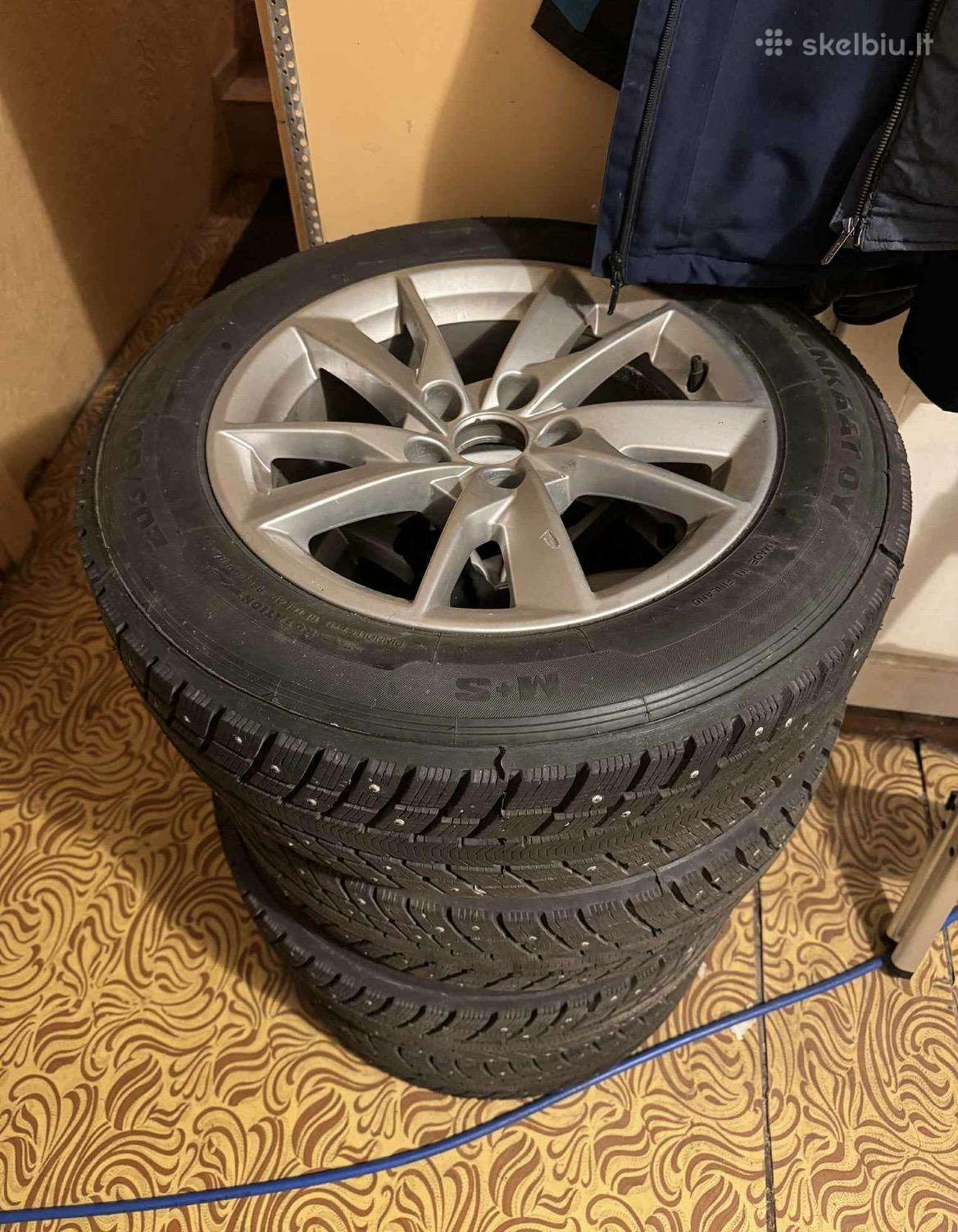 Ratlankiai su padangomis R16 centrine 66.6