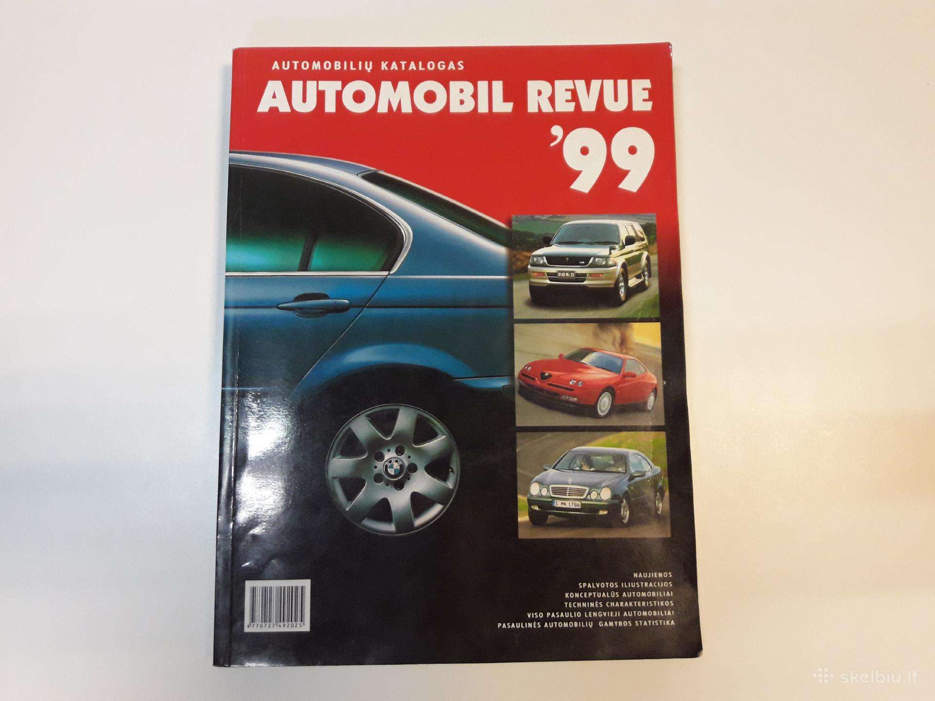 Automobilių katalogas. Lietuviškas leidinys.