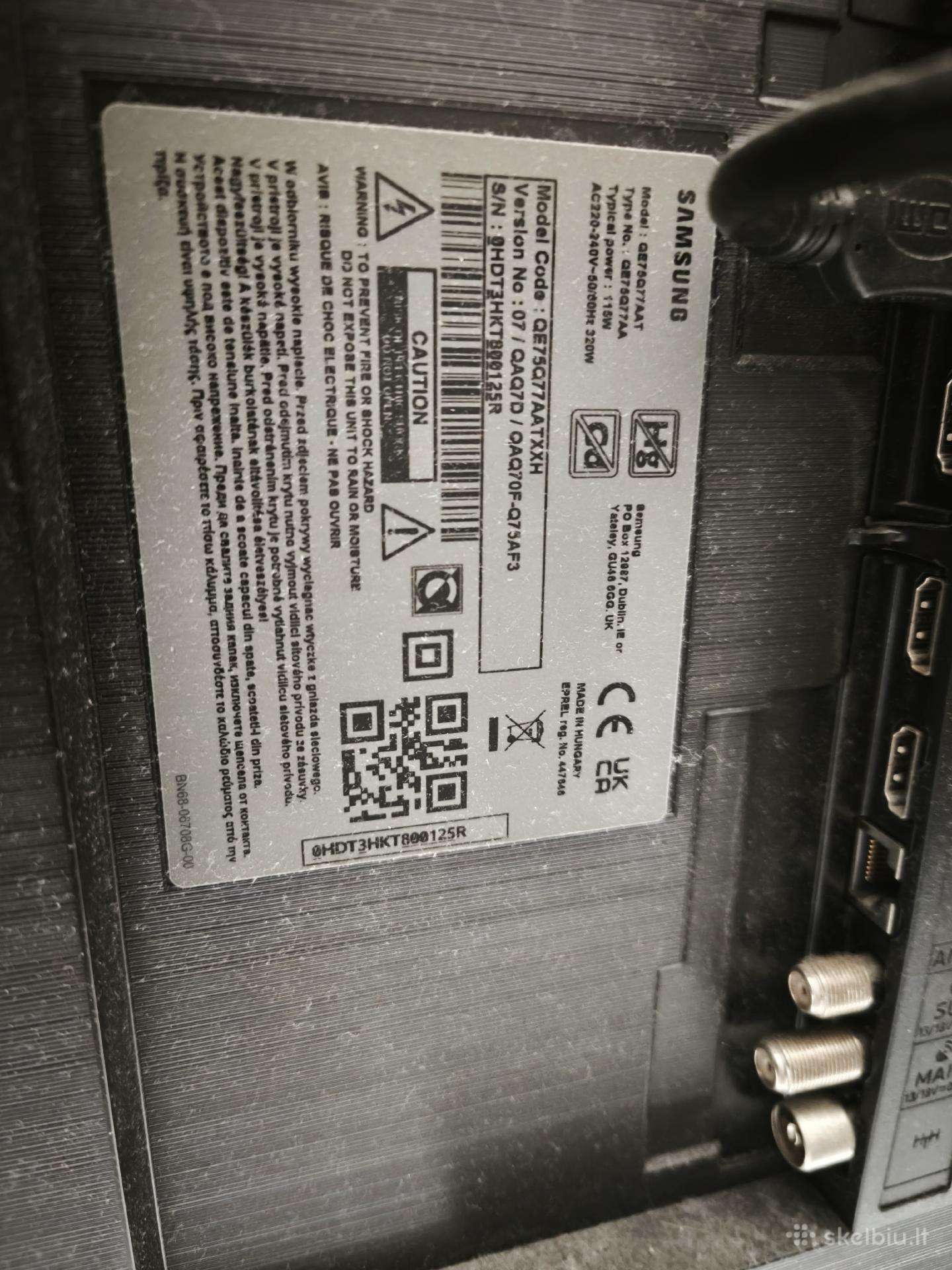 Samsung TV Qe75q7famtxxh