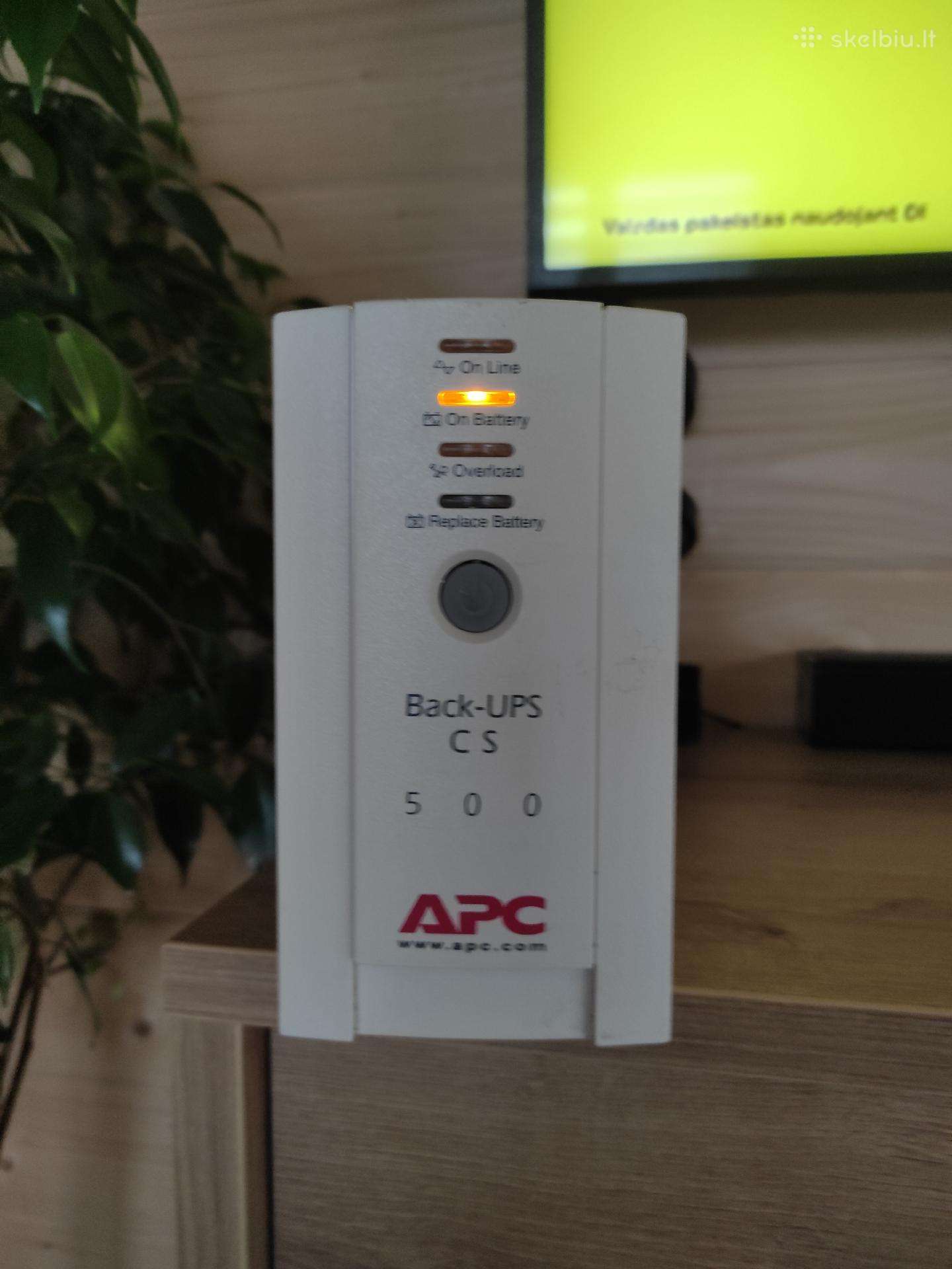 Apc Back-ups CS 500 Ups(nauja baterija)