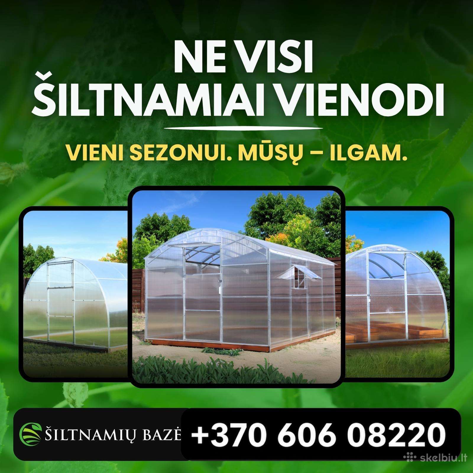 Šiltnamiai Premium kokybės! Šiltnamis žema kaina !