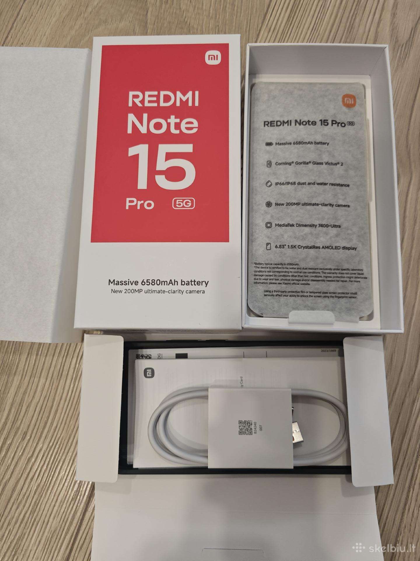 Naujas Redmi Note 15 Pro 5G, 256 GB