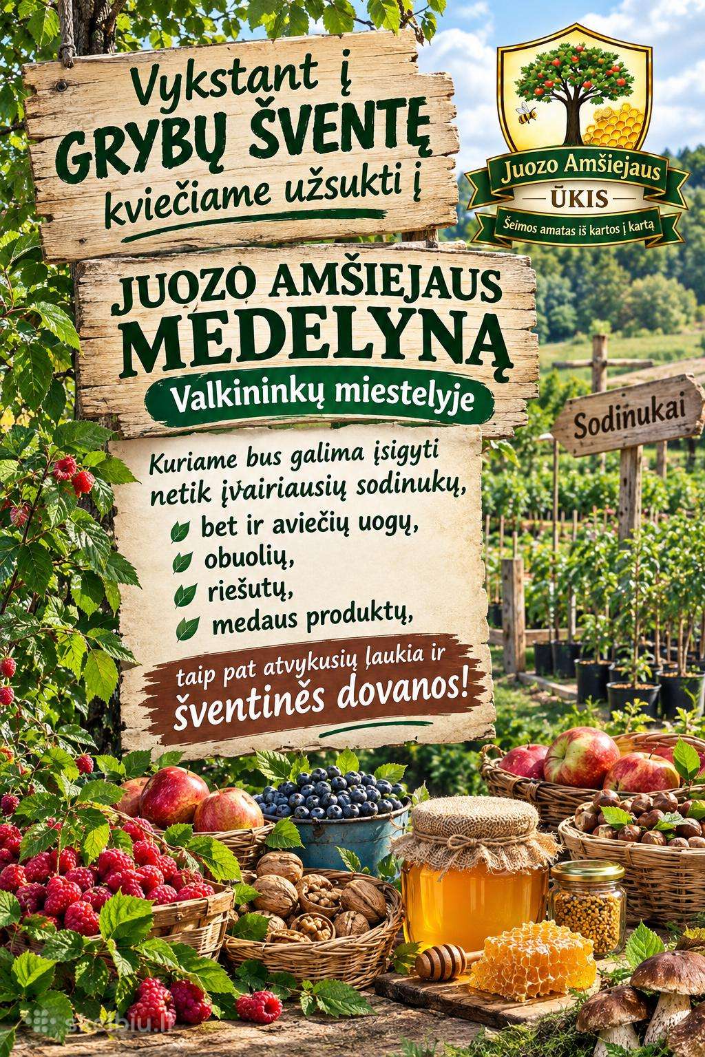 Amšiejaus Juozo vaismedžių, vaiskrūmių medelynas