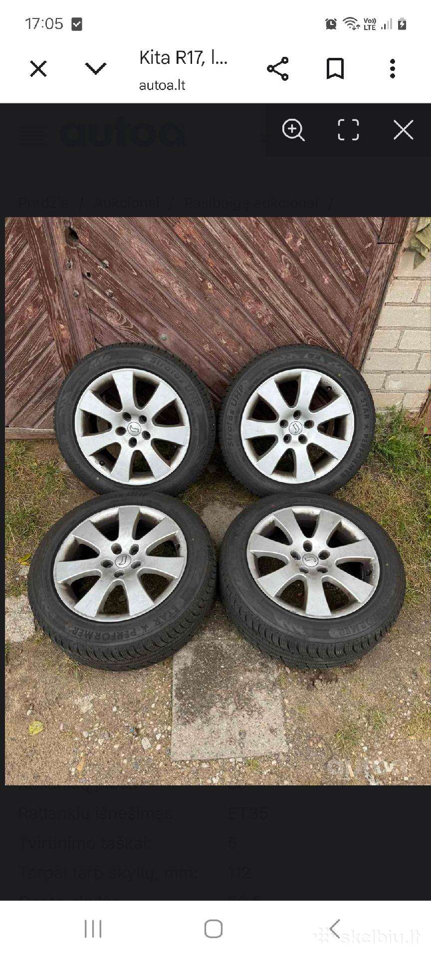 Audi, light alloy, R17