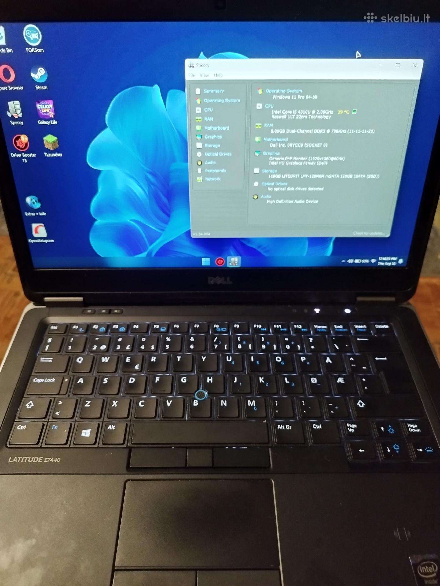 Dell Latitude E7440-i5,8gb RAM,SSD Windows 11