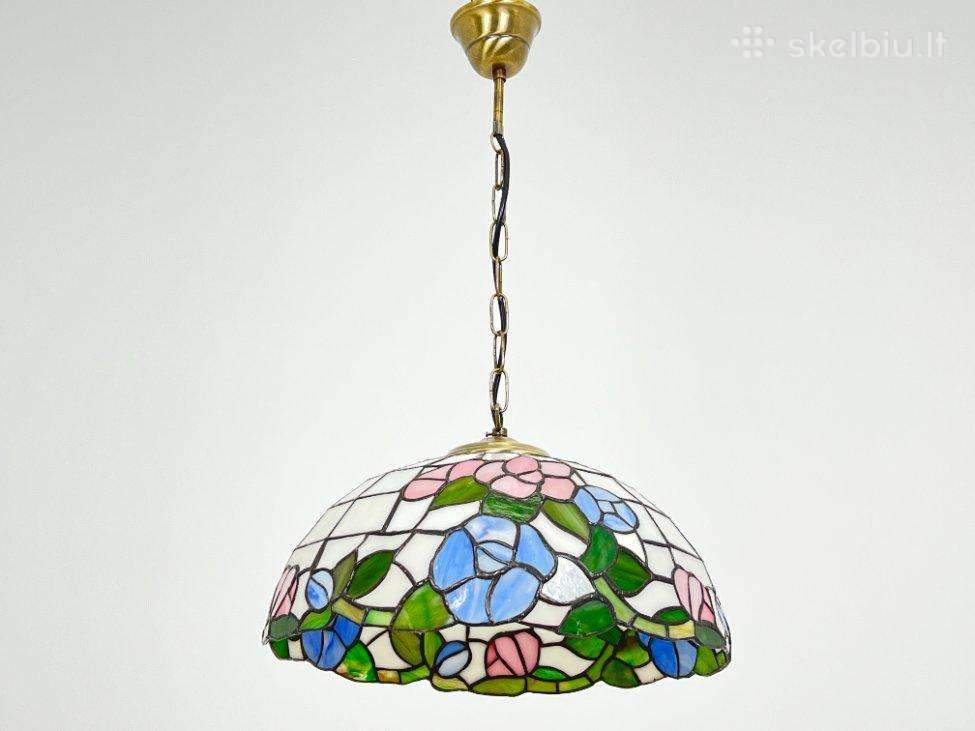 Pakabinamas Tiffany stiliaus šviestuvas