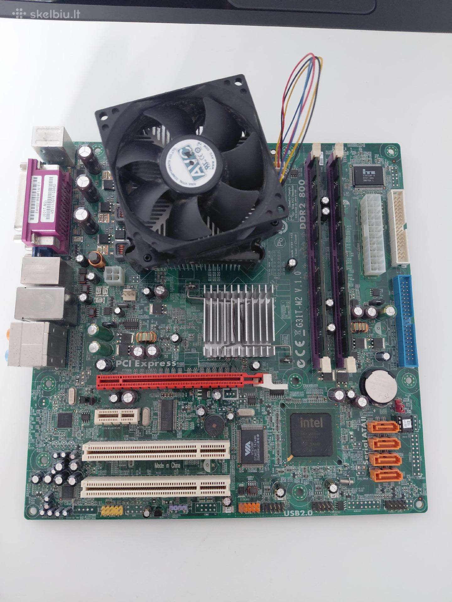 Retro Pc: Ecs G31t-m2 / Pentium E2140 / 4gb Ddr2 /