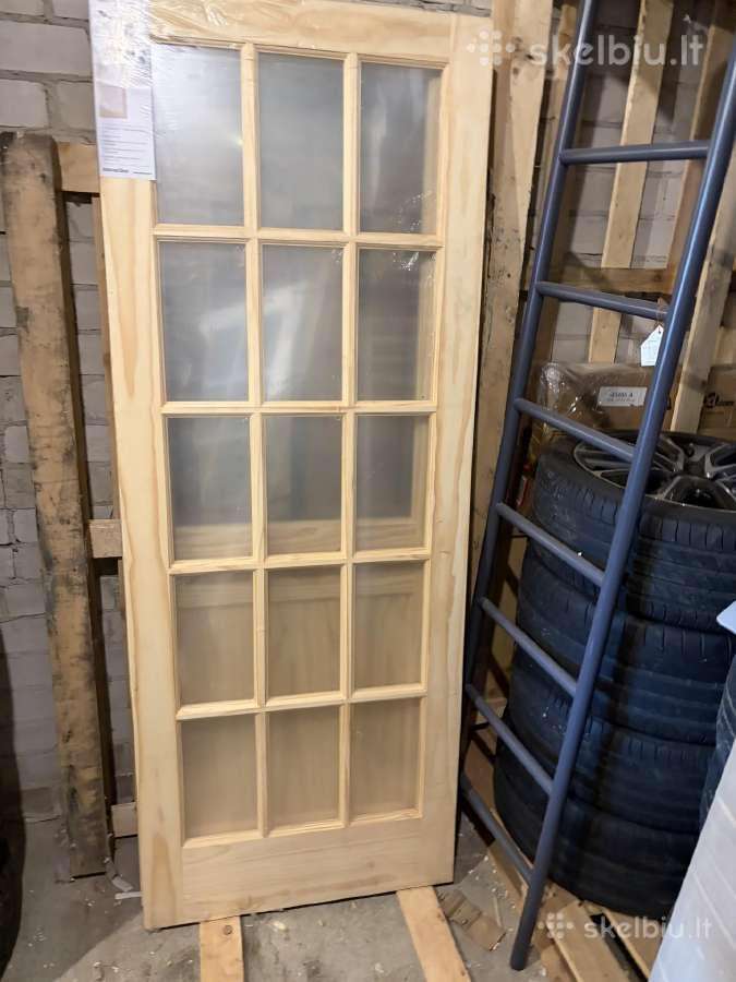 Naujos medinės durys – XL Joinery, 6 varčios, su s