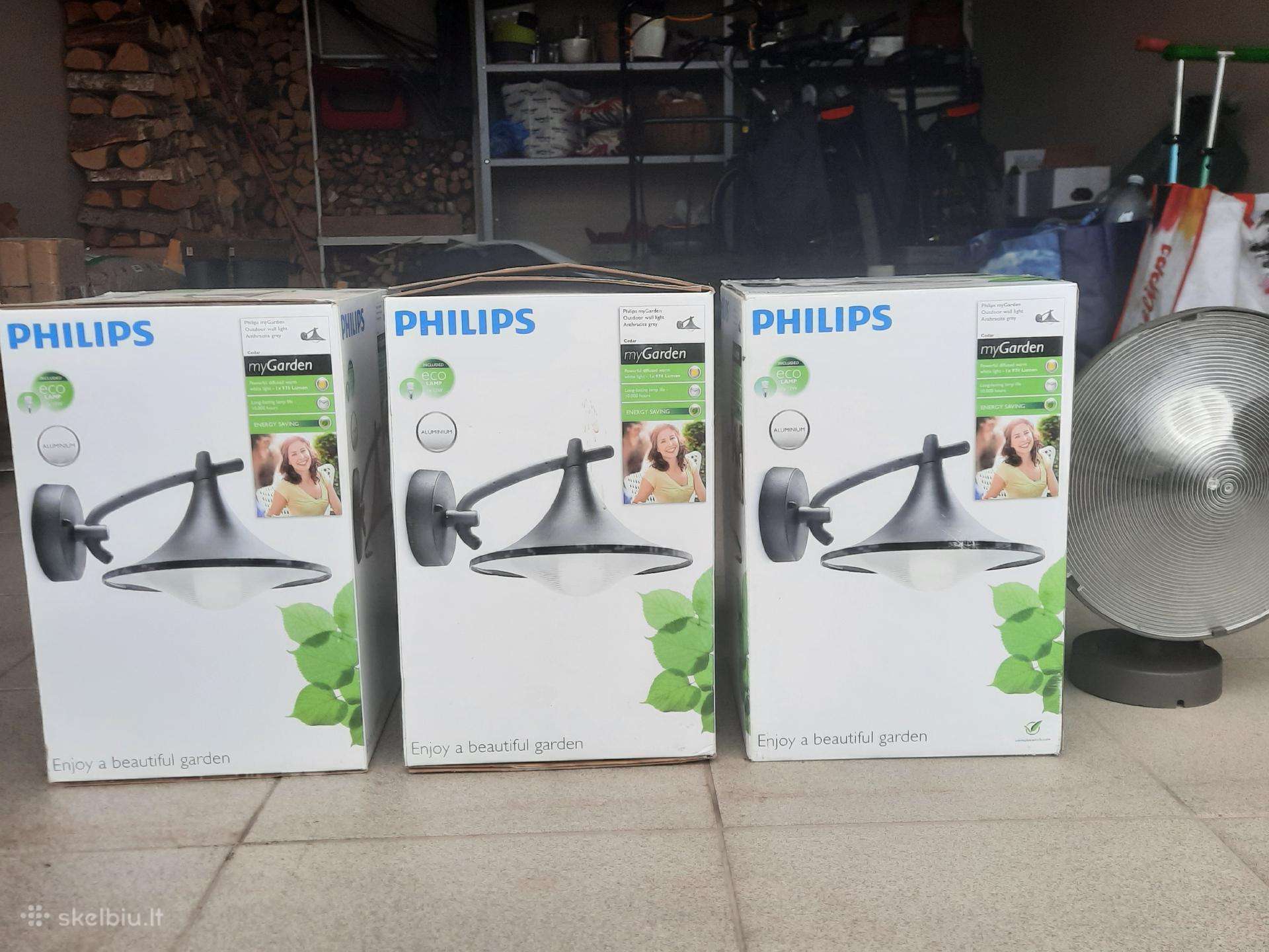 Lauko sienos šviestuvai Philips