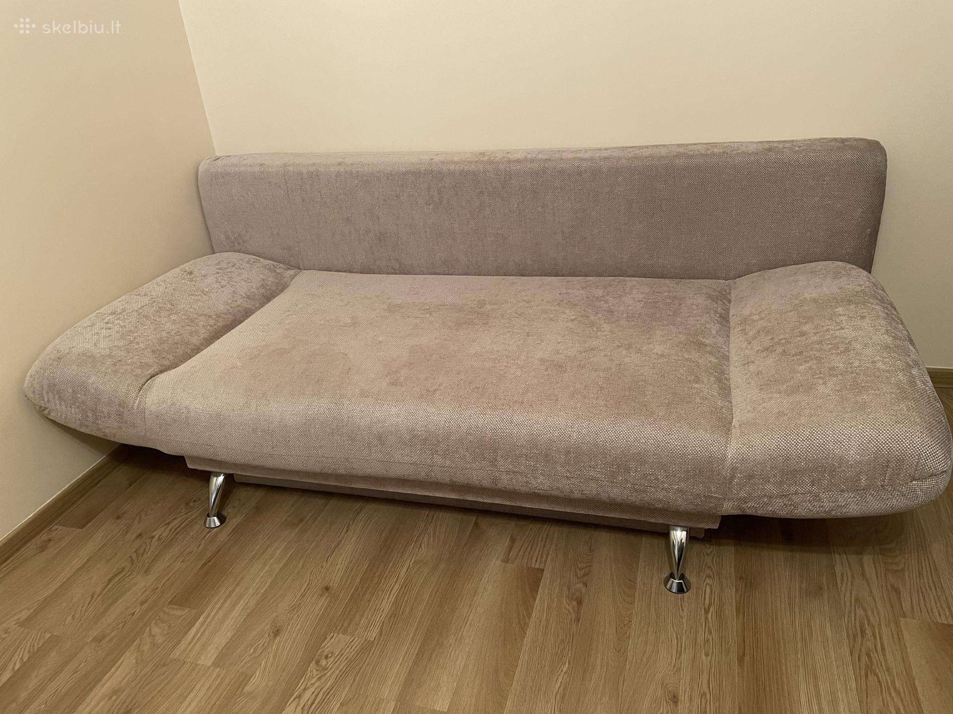 Sofa-lova su patalynės dėže
