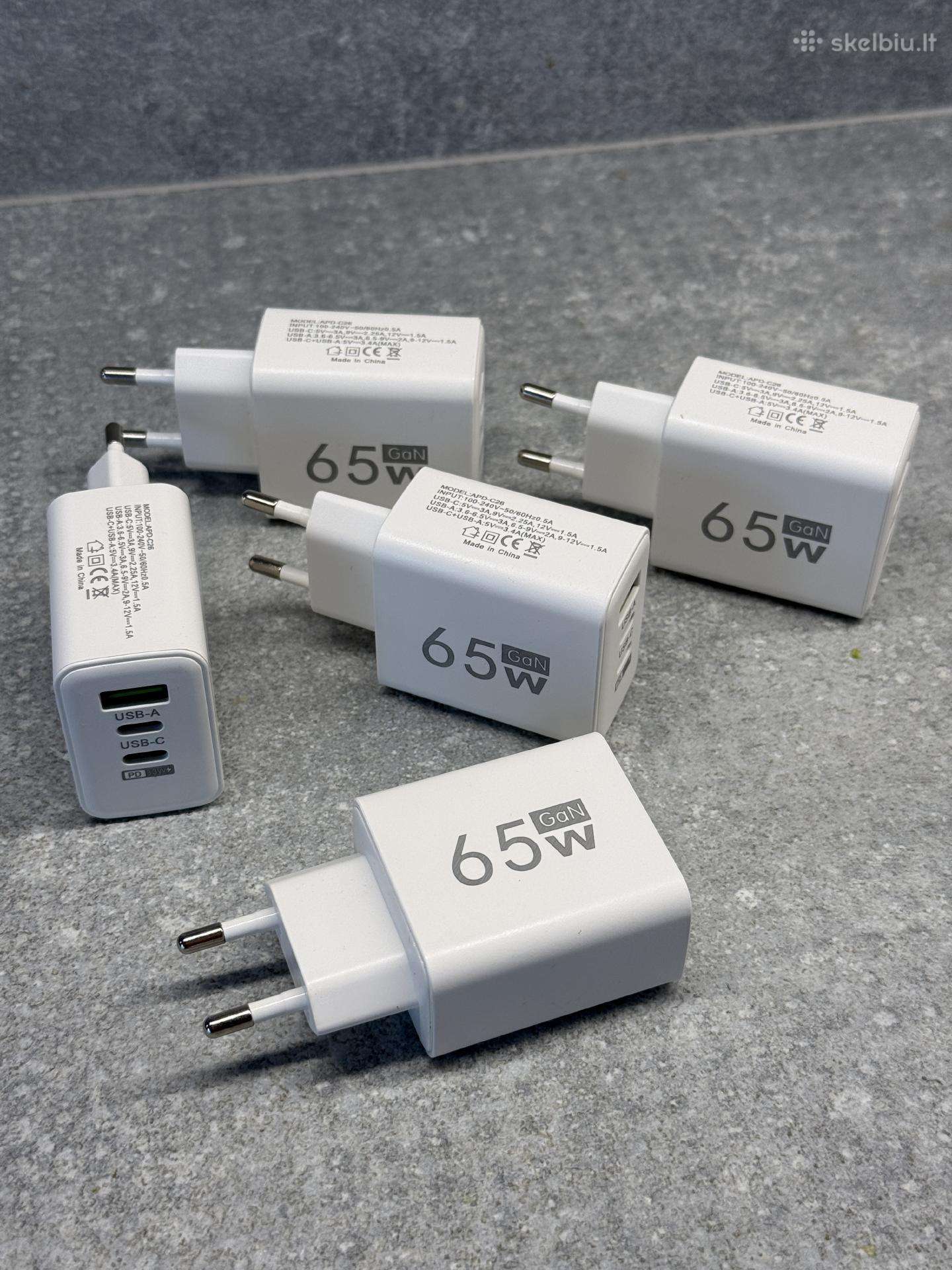 5 įkrovikliai