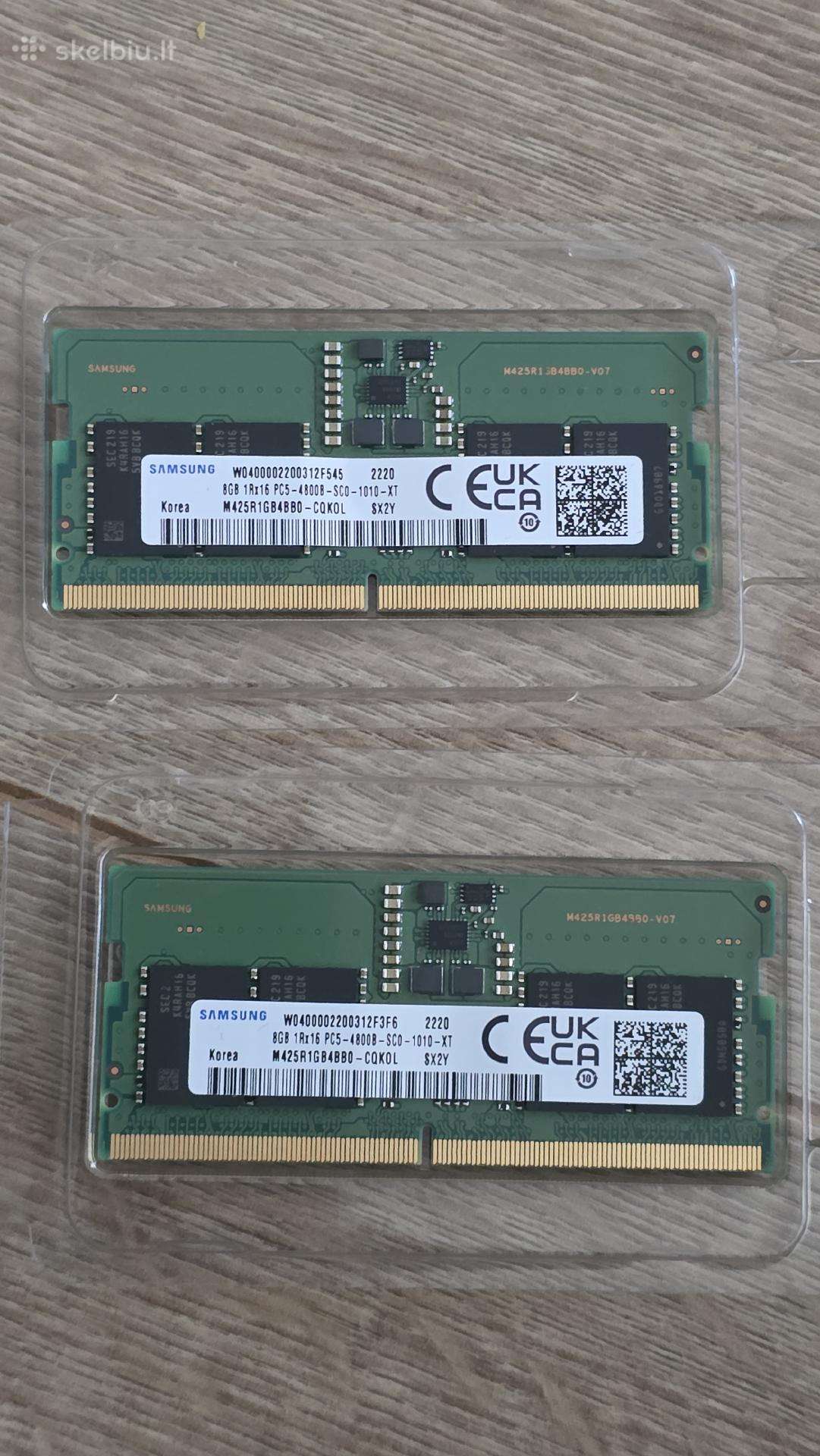 16gb (2 x 8) Ddr5 Sodimm 4800 MHz